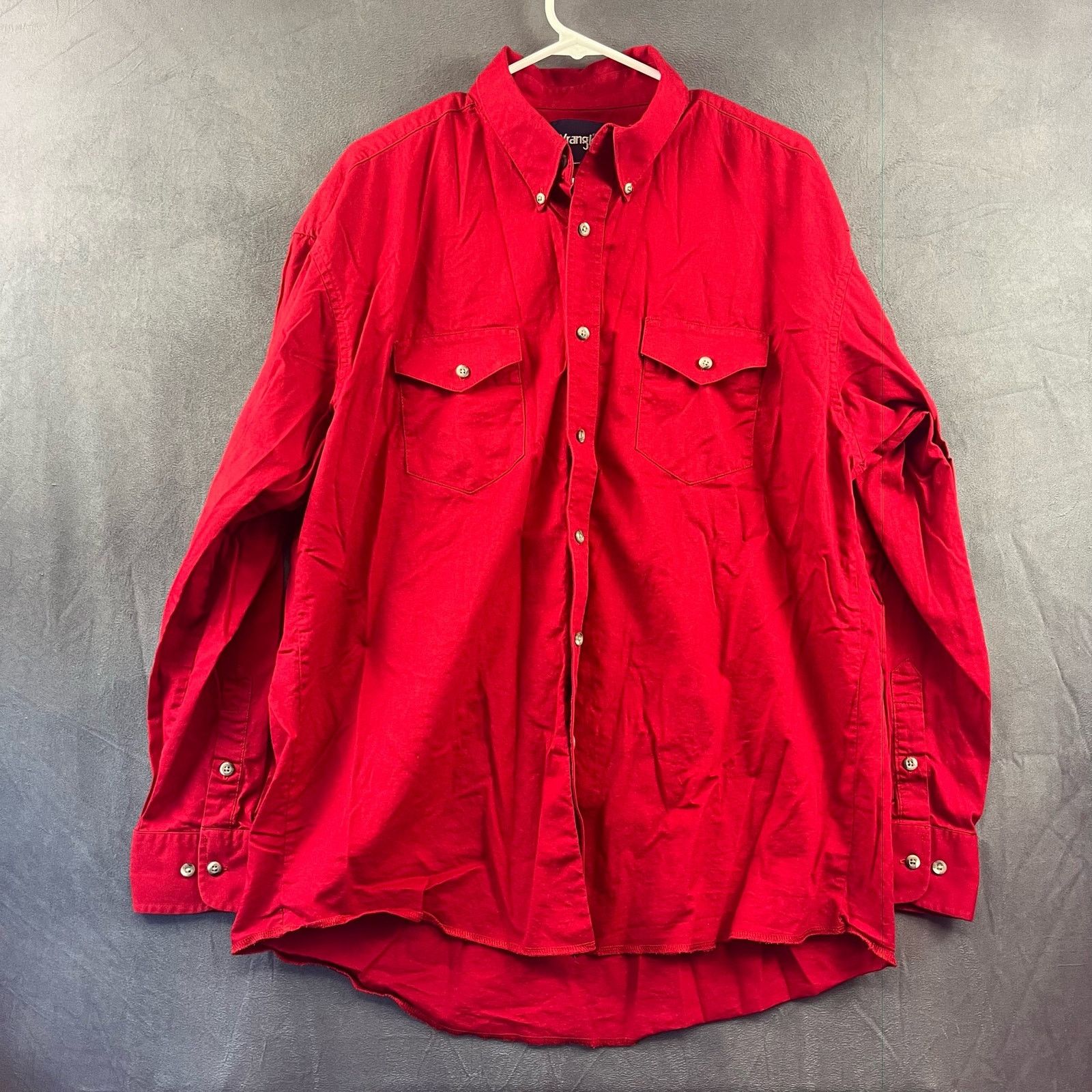 Wrangler Vintage 90's Wrangler Shirt Men's XL Heavy Duty Brushpopper Size US XL / EU 56 / 4 - 1 Thumbnail