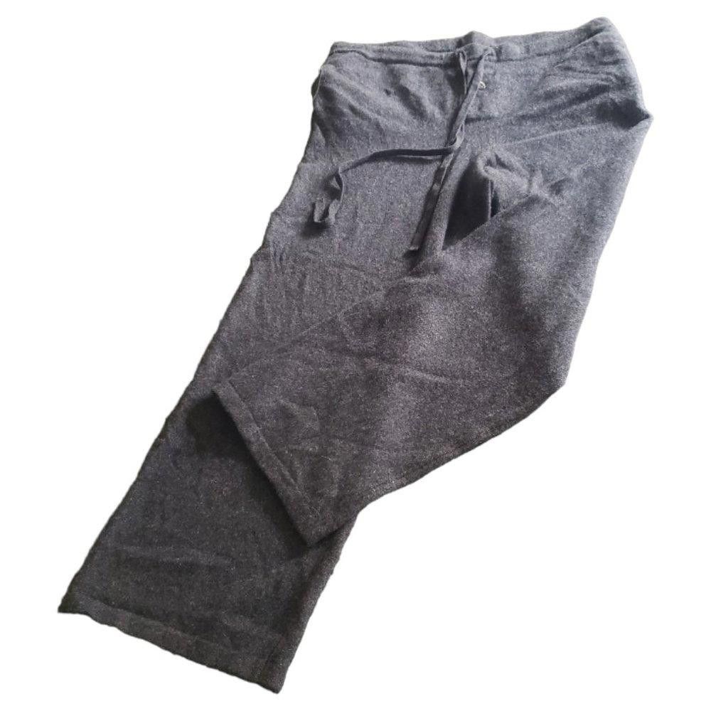 Designer CT888 Hammacher Schlmmer Men"s Dark Gray Cashmere Pant XXL Size US 40 / EU 56 - 1 Thumbnail
