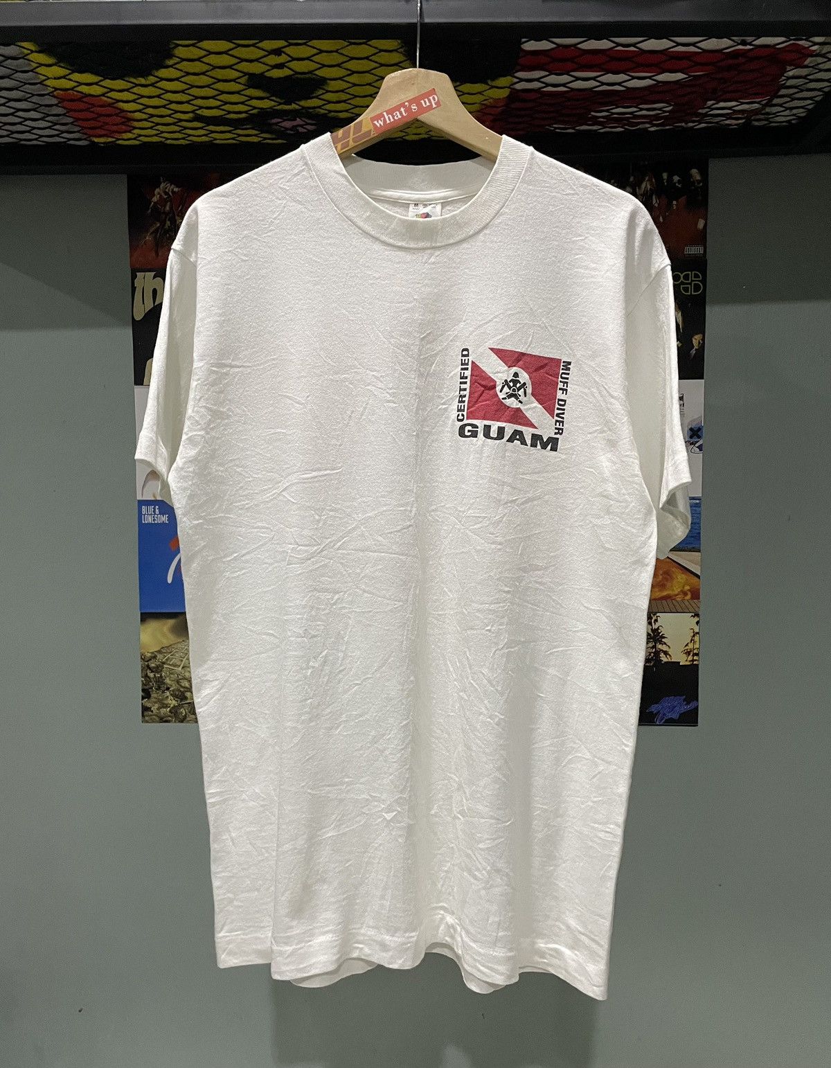 Vintage Vintage 90s Nuff Diver Instructor Tee Size US M / EU 48-50 / 2 - 1 Thumbnail