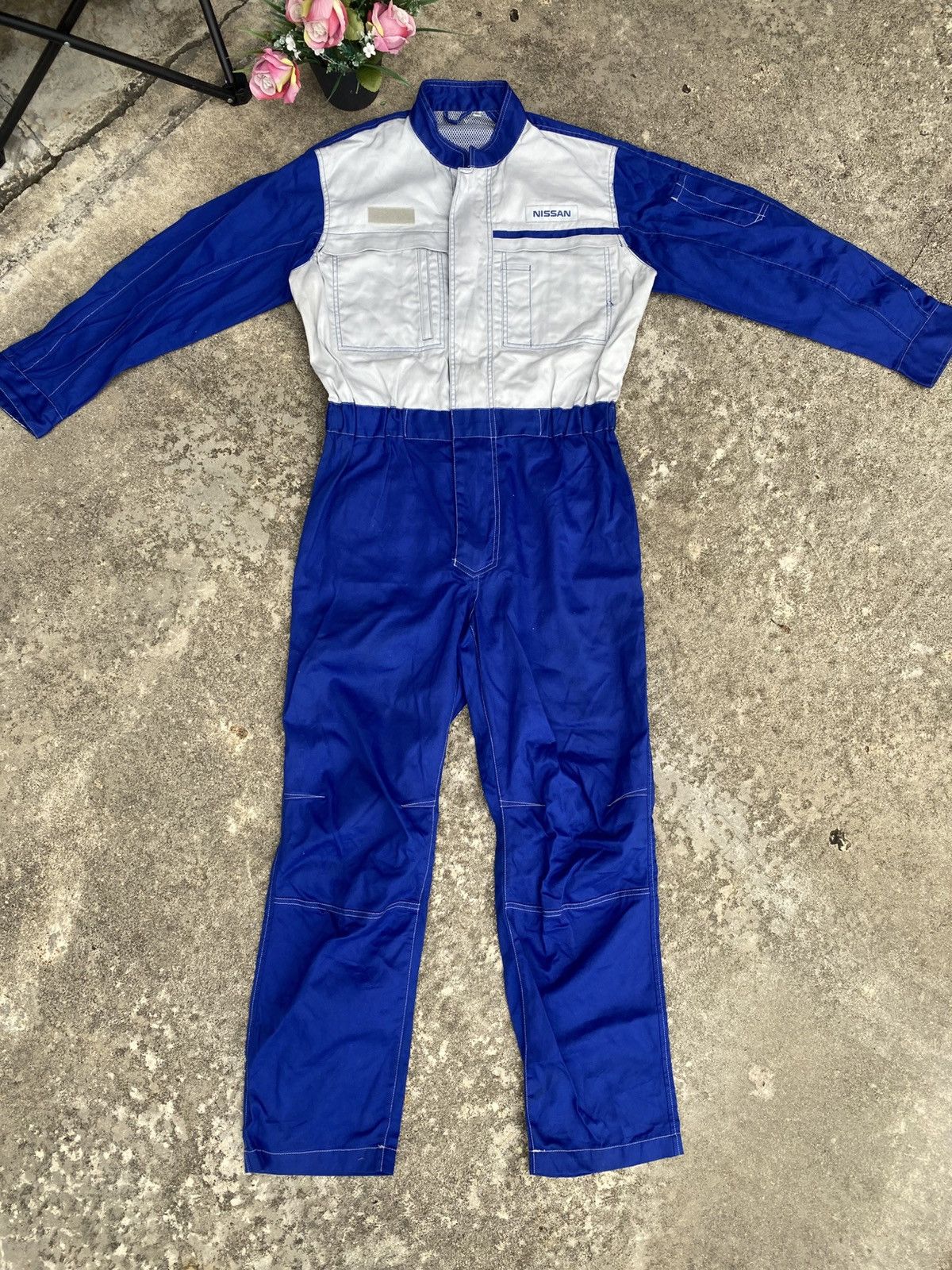 NASCAR Vintage Nissan Workwear Overalls Size US 34 / EU 50 - 4 Thumbnail