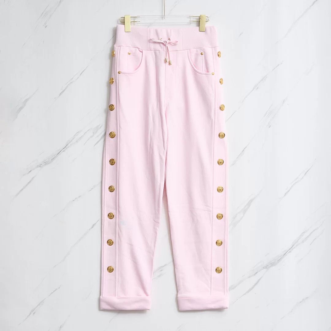 Balmain Balmain Women's Button Cuffed Casual Pants Size 32" / US 10 / IT 46 - 1 Thumbnail