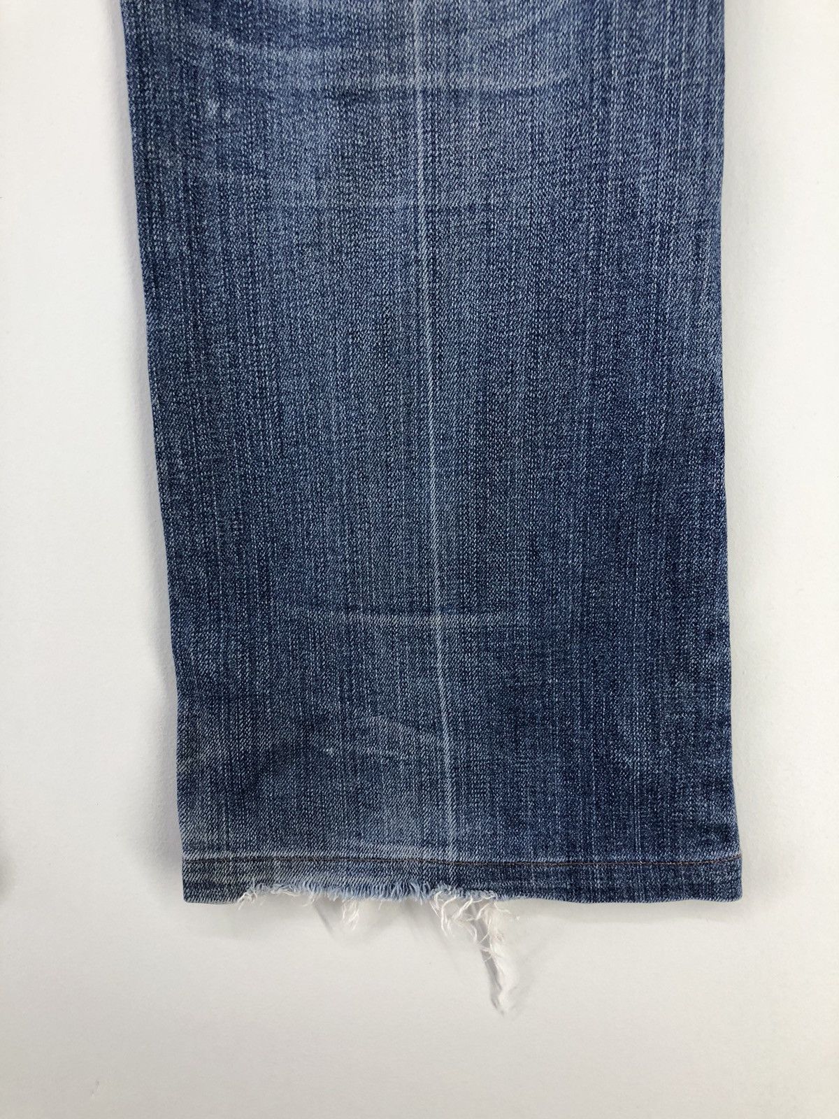 Japanese Brand × Quiksilver Roxy Jean Distressed Faded Blue Jeans Size 31" - 17 Thumbnail
