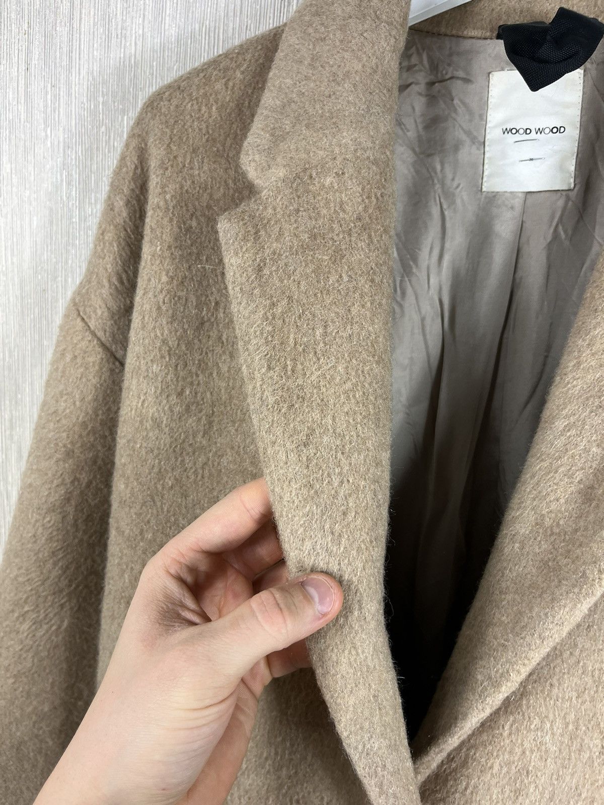 Designer × Wood Wood Wood Wood AW 143 meida thermo wool mohair coat jacket Size XS / US 0-2 / IT 36-38 - 24 Thumbnail