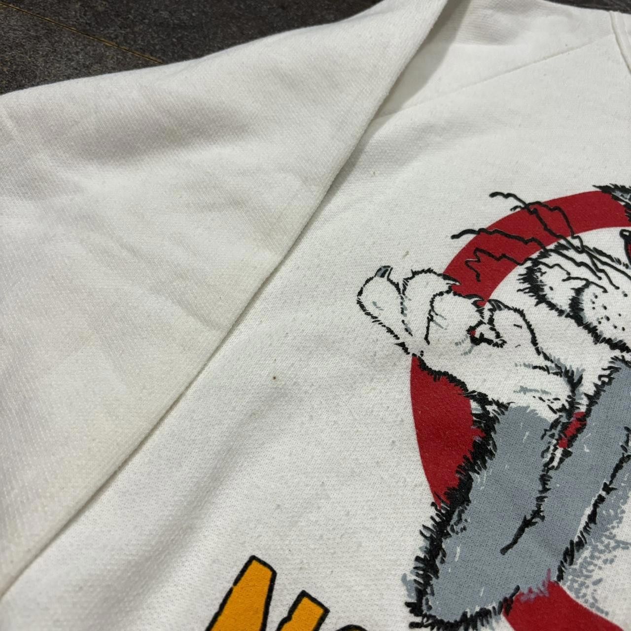 Designer vintage no problem cool cat air waves sweatshirt 90s L/XL Size US L / EU 52-54 / 3 - 4 Thumbnail