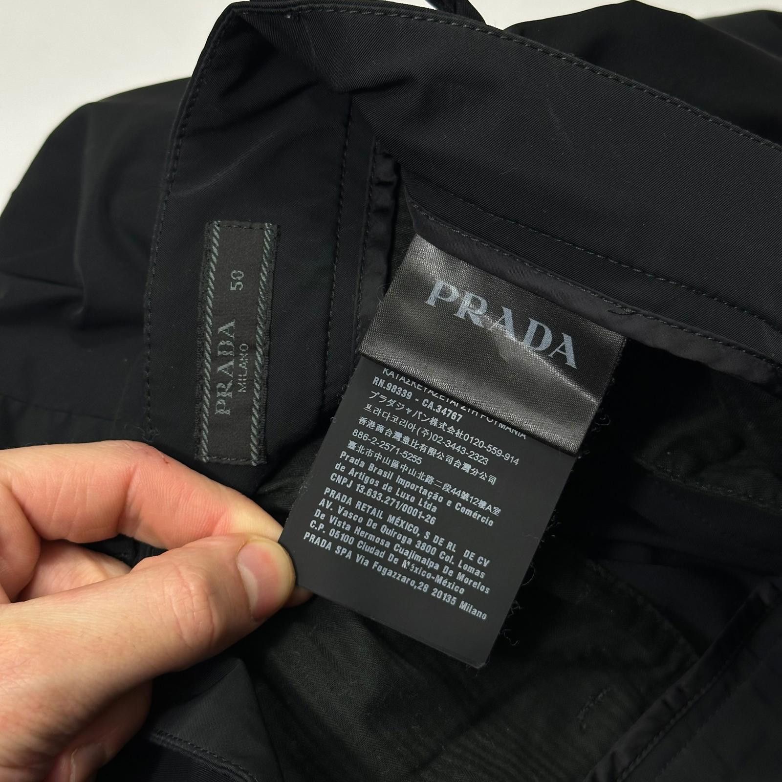 Prada Prada 2017 Race Logo Strap Gabardine Nylon Trousers - IT50 L Size US 34 / EU 50 - 9 Thumbnail