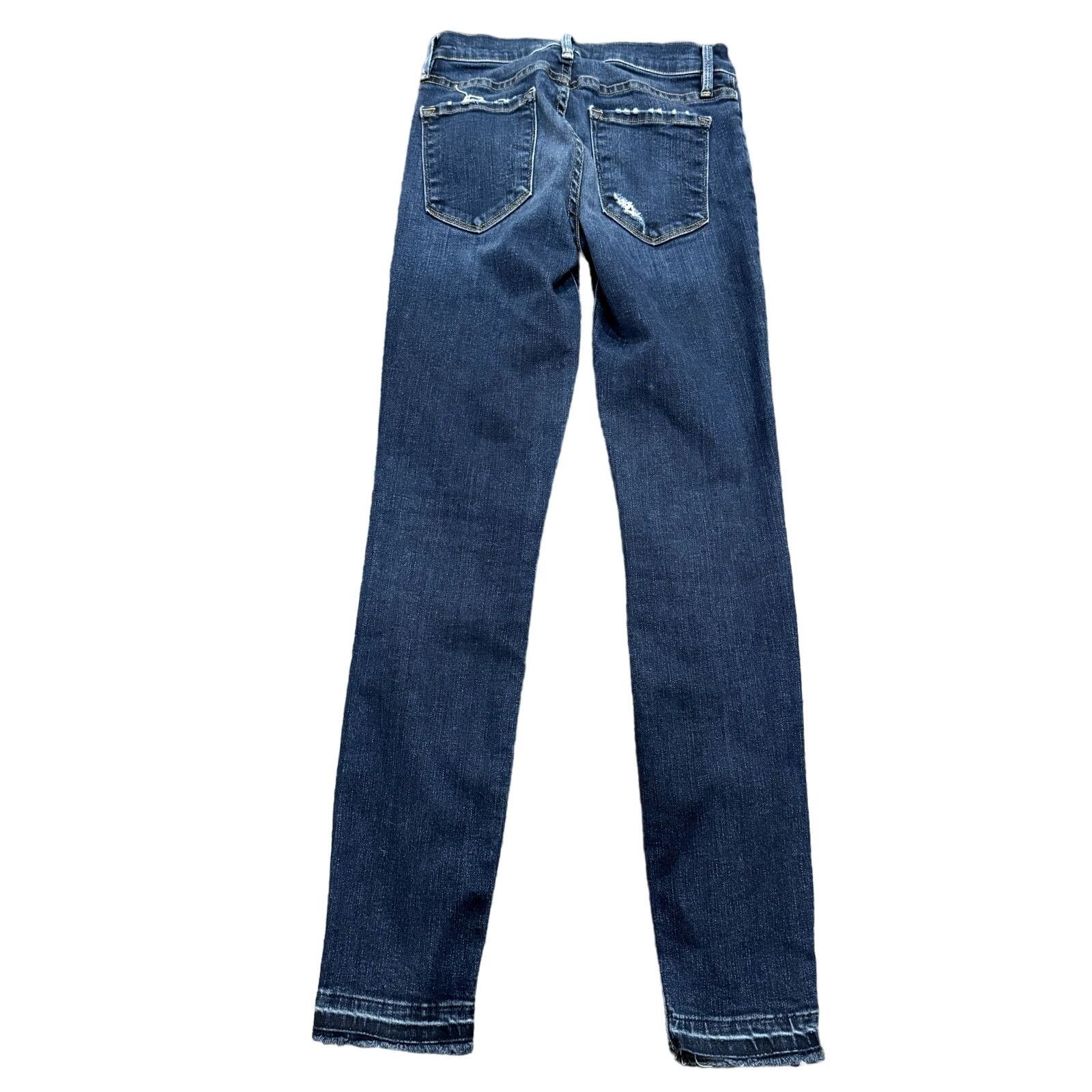 Frame Frame Denim Le Skinny de Jeanne Jeans in Blue, Size 25 Size 25" / US 0 / IT 36 - 6 Thumbnail