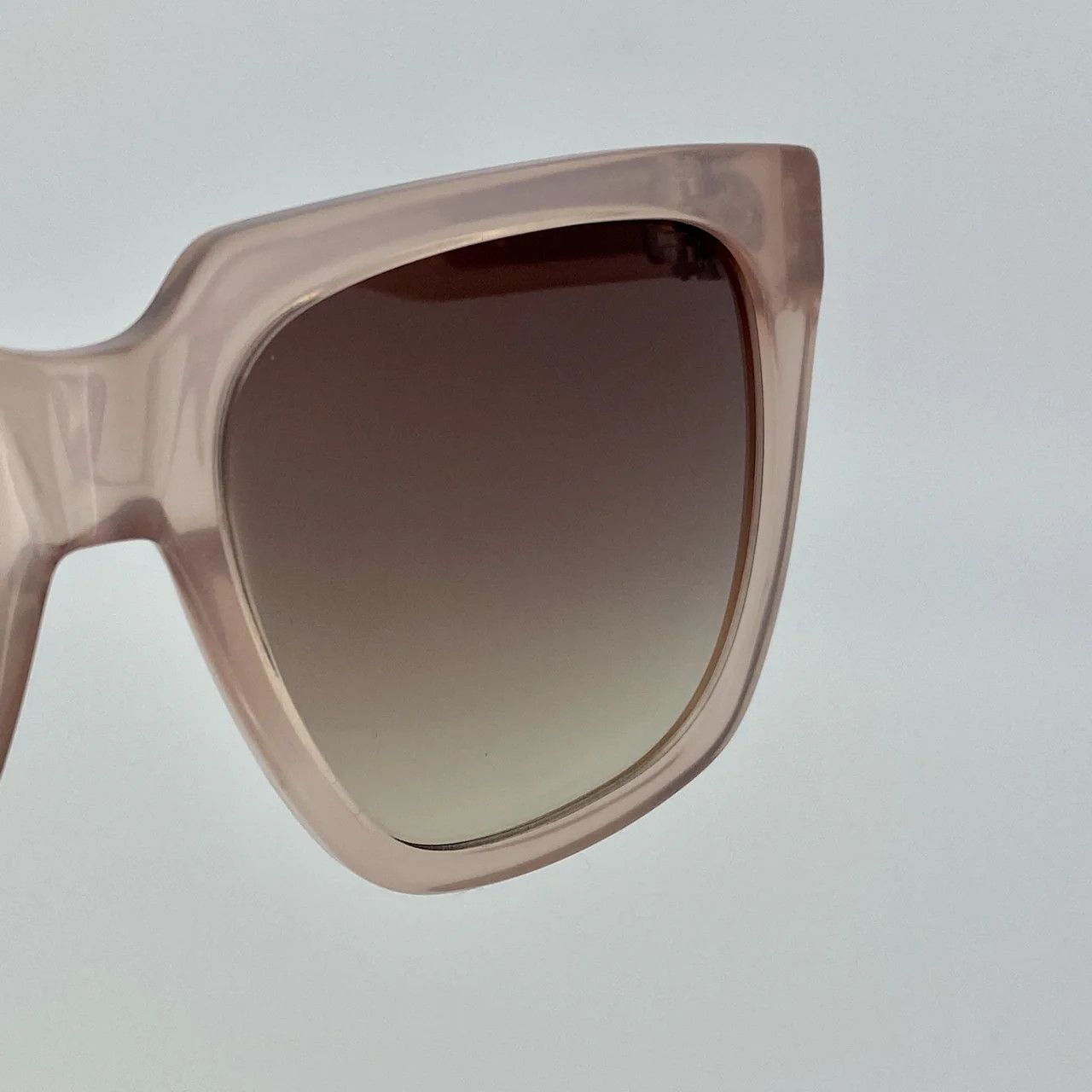 Ann Demeulemeester Ann Demeulemeester Sunglasses Oversized Blush Pink and Brown Size ONE SIZE - 8 Thumbnail