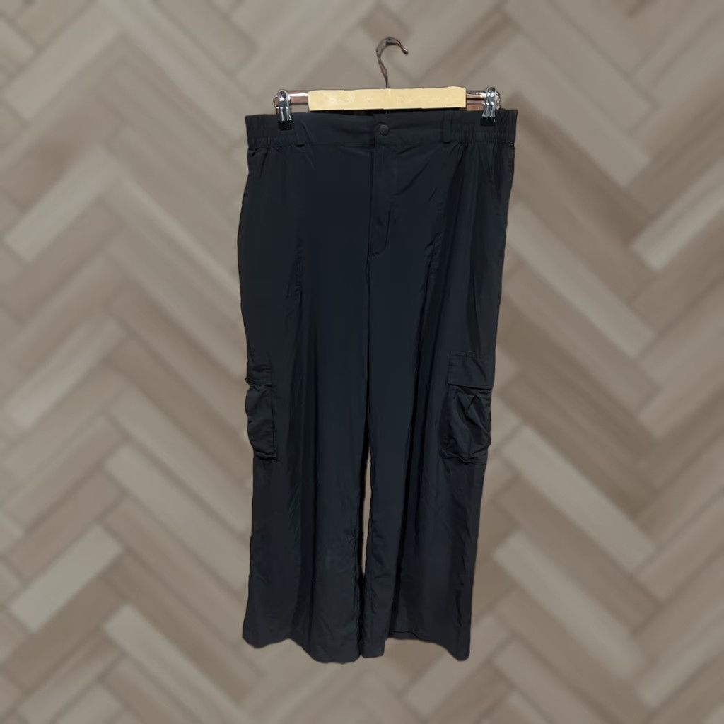 Vintage Offline by Aerie Womens Black Cargo Pull On Athletic Pants L Regular Size Large Size 36" / US 14 / IT 50 - 1 Thumbnail