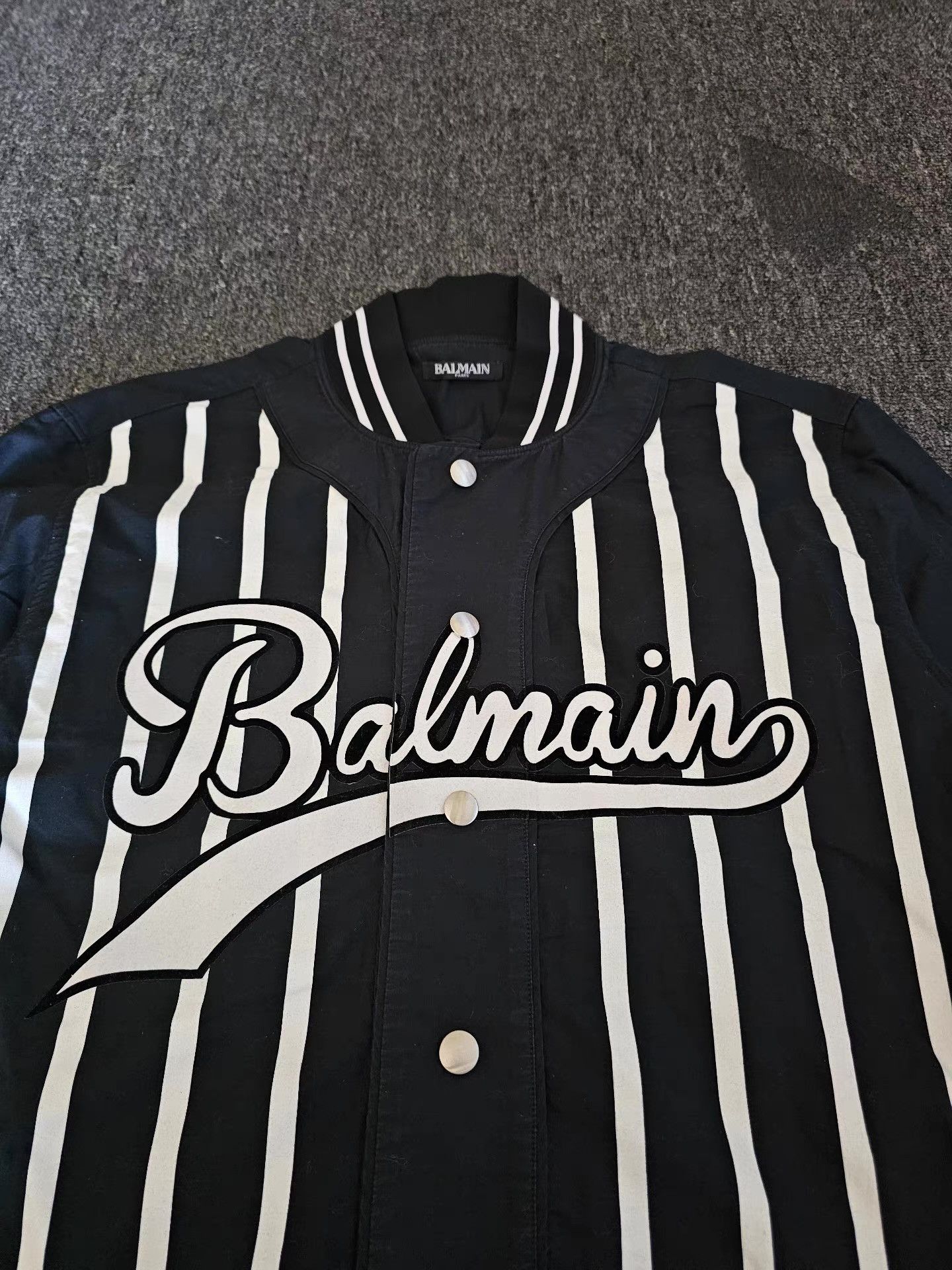 Balmain Balmain Men's Baseball Jacket, Size US M / EU 48-50 / 2 - 2 Thumbnail