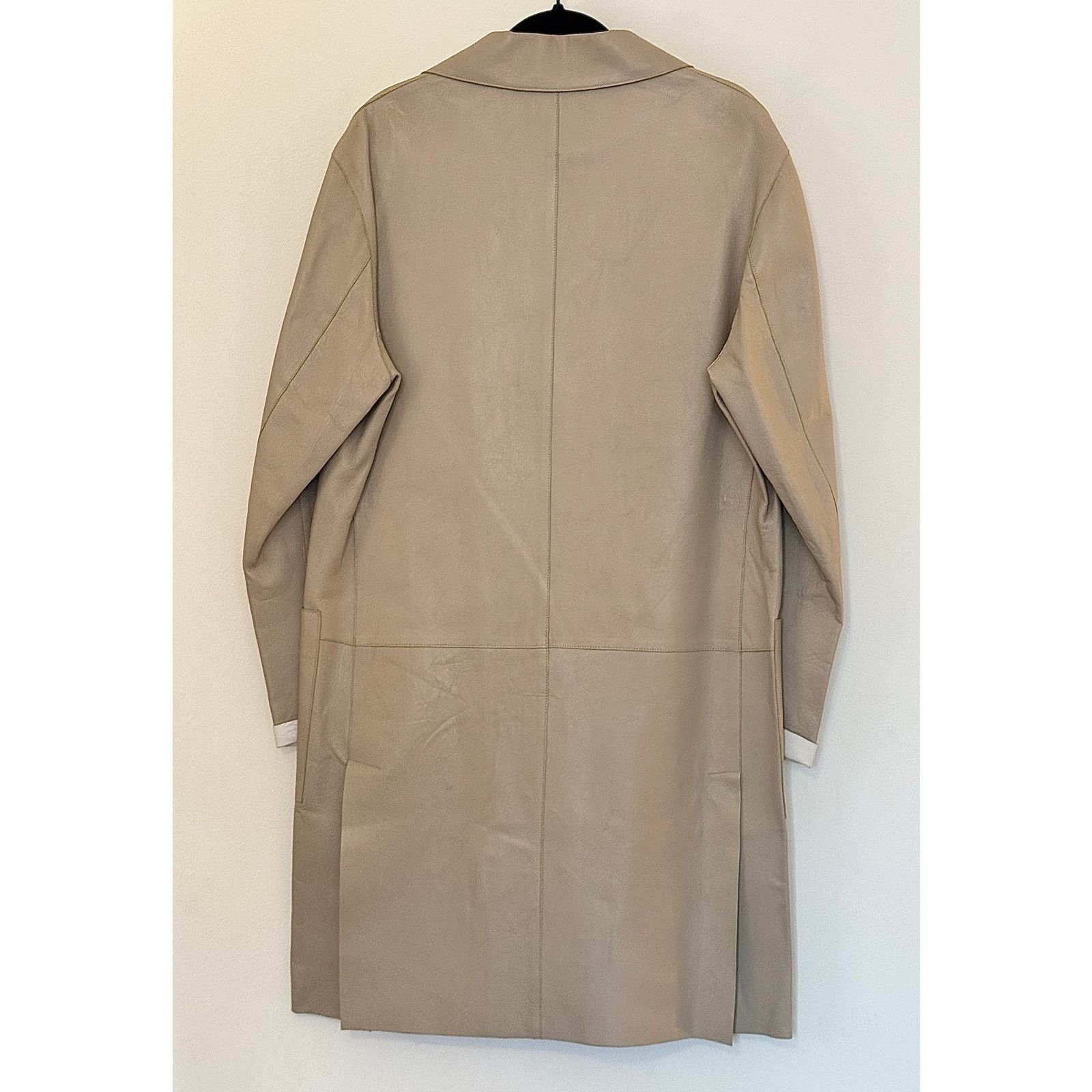 Ports 1961 Ports 1961 NWT Tan Slim Leather Coat Size US M / EU 48-50 / 2 - 2 Thumbnail