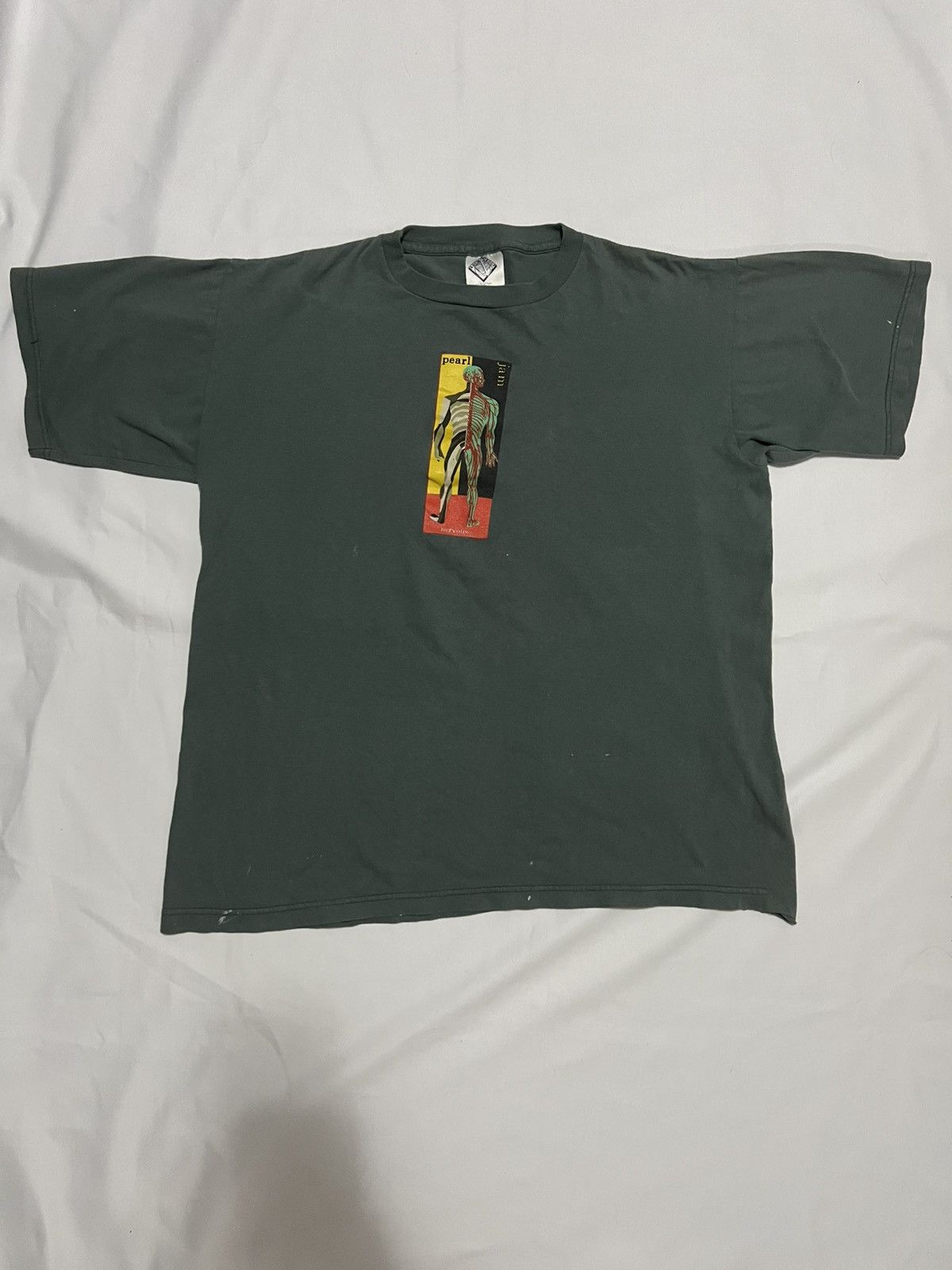 Vintage VTG Pearl Jam Nervous 70 % 90's(Size L.) Size US L / EU 52-54 / 3 - 1 Thumbnail