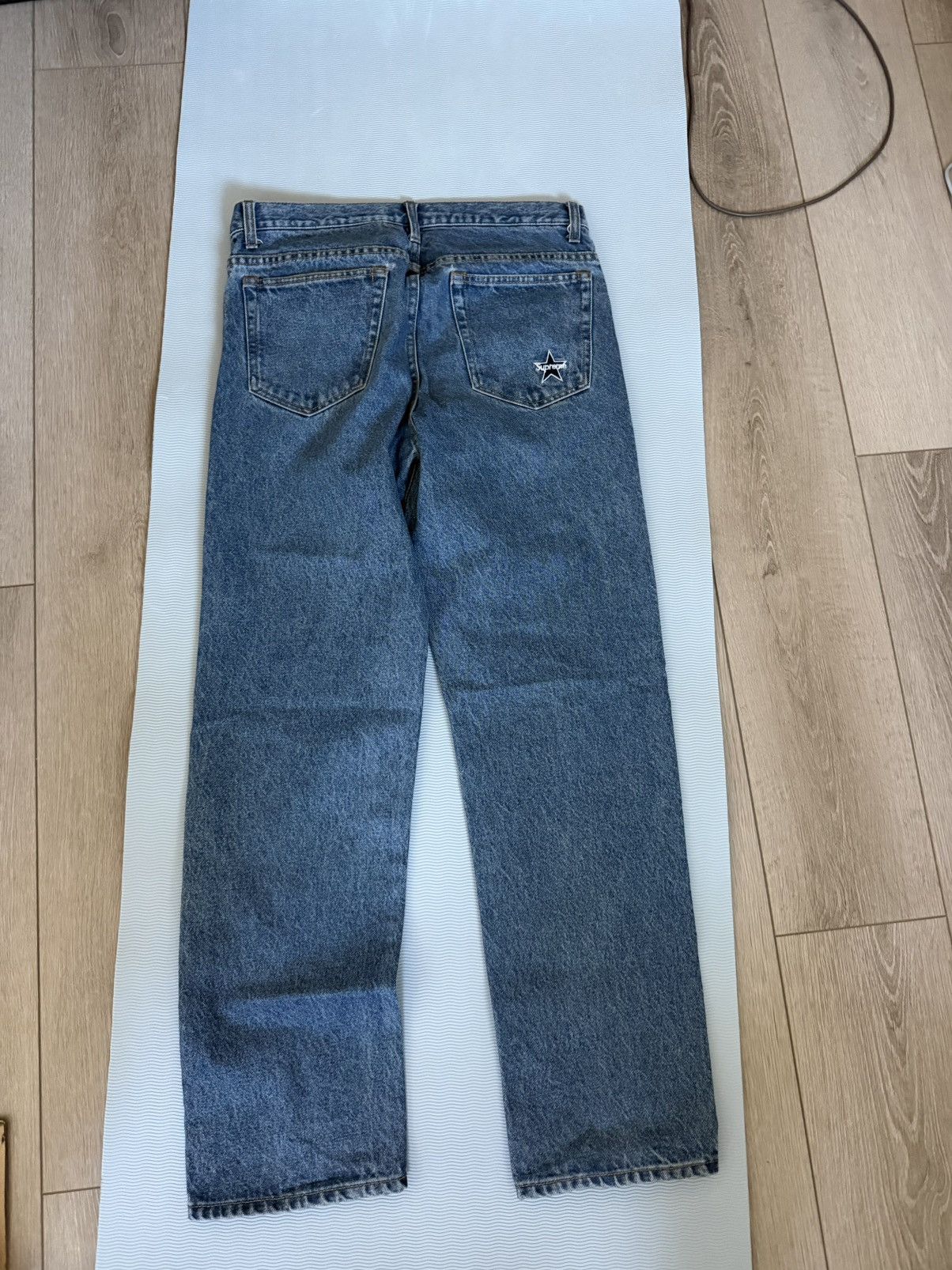 SUPREME BLUE STAR JEANS