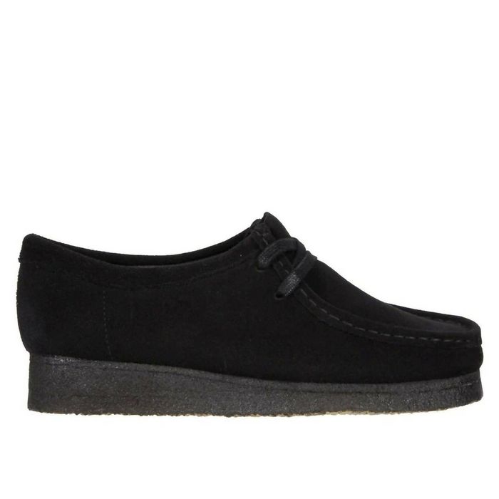 Clarks CLARKS Men's Wallabee Shoe Medium Width In Black Suede Grailed