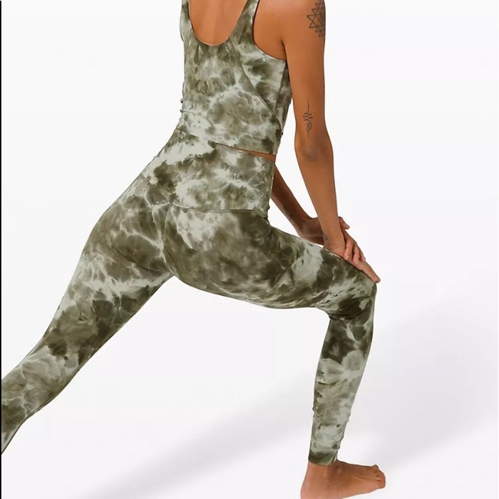 Lululemon LULULEMON Align HR Pant 18 28” Diamond Dye Light Sage Green Size 40" / US 18 - 10 Thumbnail