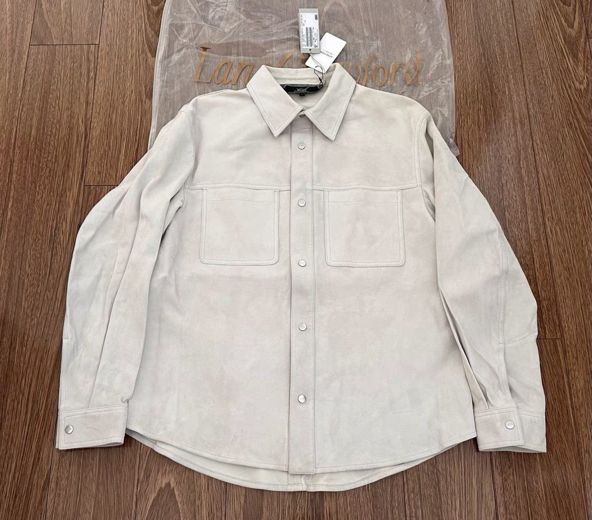 Kith KITH SHEEPSKIN SUEDE APOLLO SHIRT Leather Jacket Size US S / EU 44-46 / 1 - 1 Thumbnail