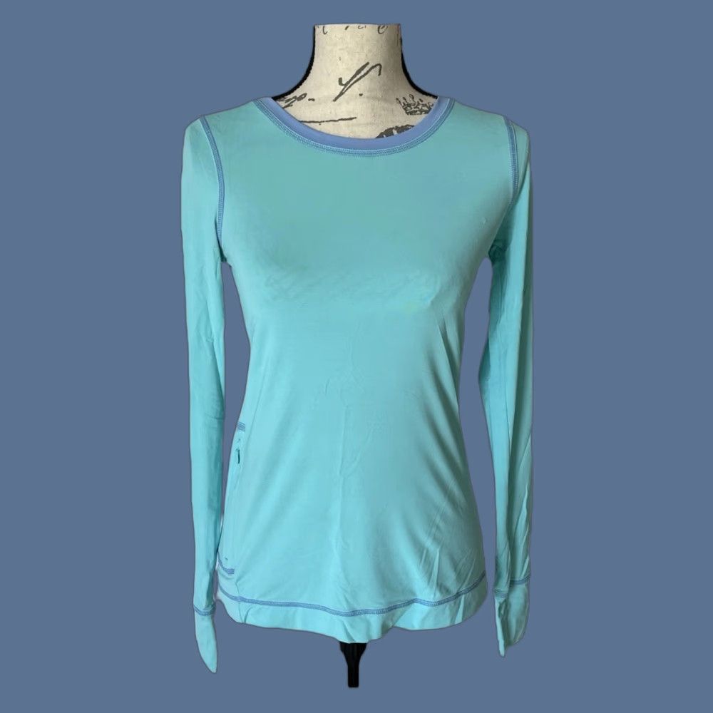 Lilly Pulitzer Lilly Pulitzer Luxletic Pullover Shirt Womens Medium Long Sleeve Athletic Zip Po Size S / US 4 / IT 40 - 1 Thumbnail