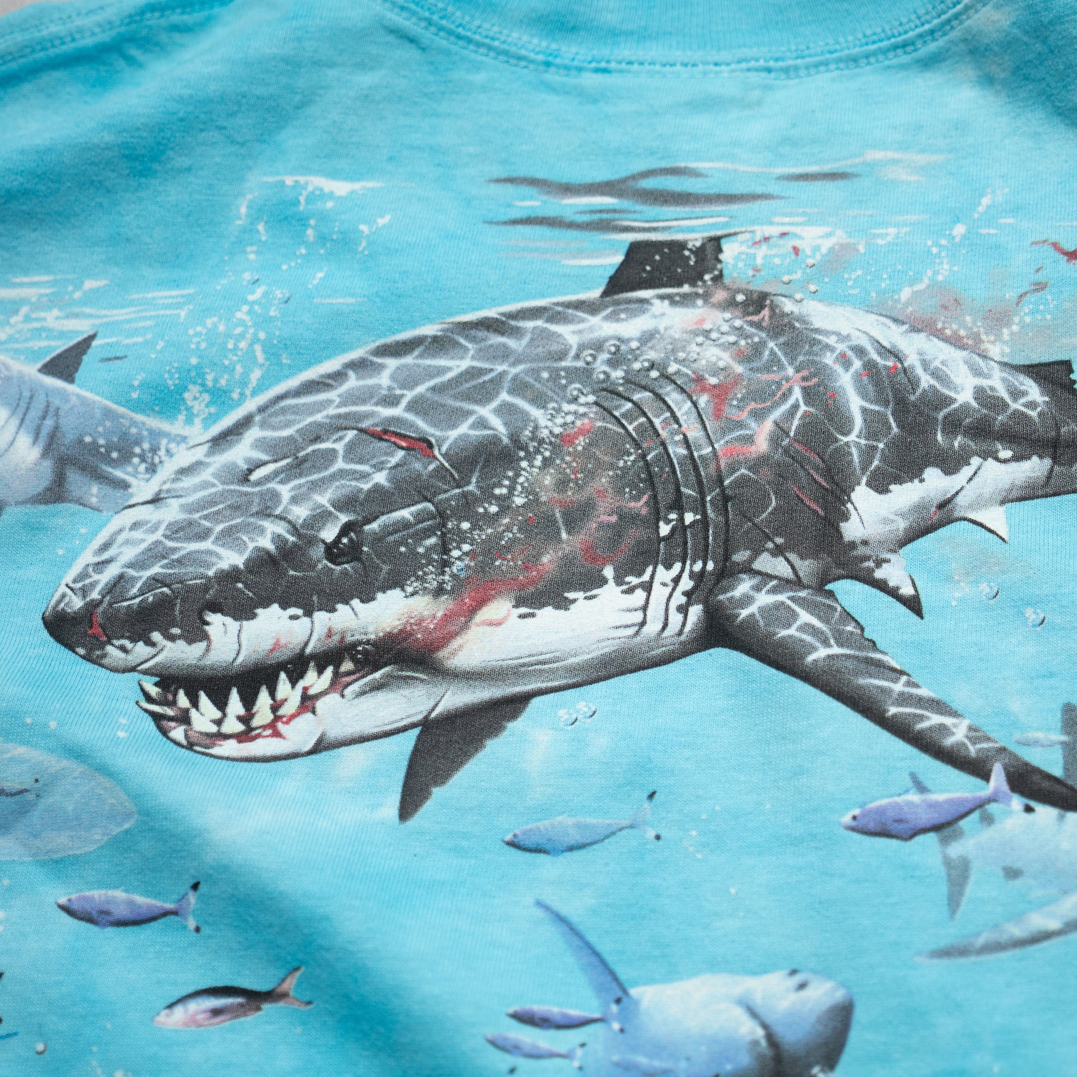 Liquid Blue × Vintage Vintage Liquid Blue Sharks Deadstock NWT T-shirt L Size US L / EU 52-54 / 3 - 4 Thumbnail