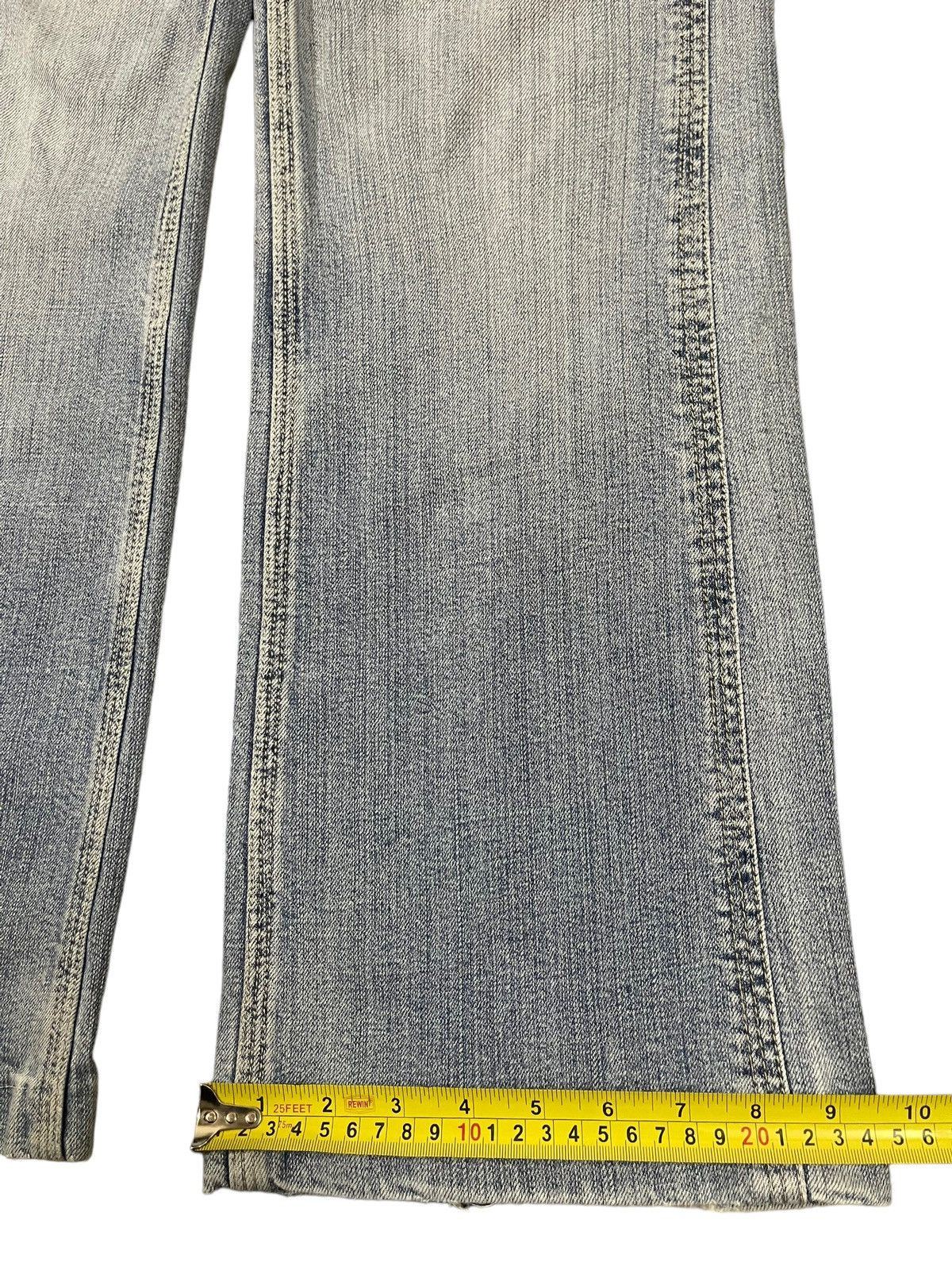 14th Addiction Vintage Rue De France Blue Wash Style Wide Leg Jeans Size US 28 / EU 44 - 17 Thumbnail