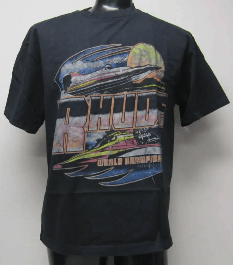 Rhude Men's US M Speedboat T-Shirt Black