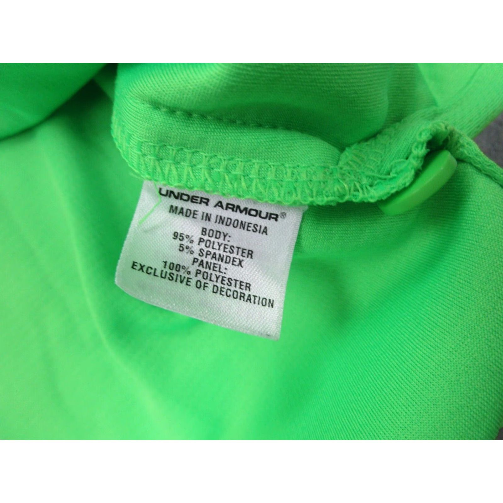 Under Armour Under Armour Polo Shirt Mens Large Green Neon Golf Rolling Hills Country Club Shirt Size US L / EU 52-54 / 3 - 6 Thumbnail