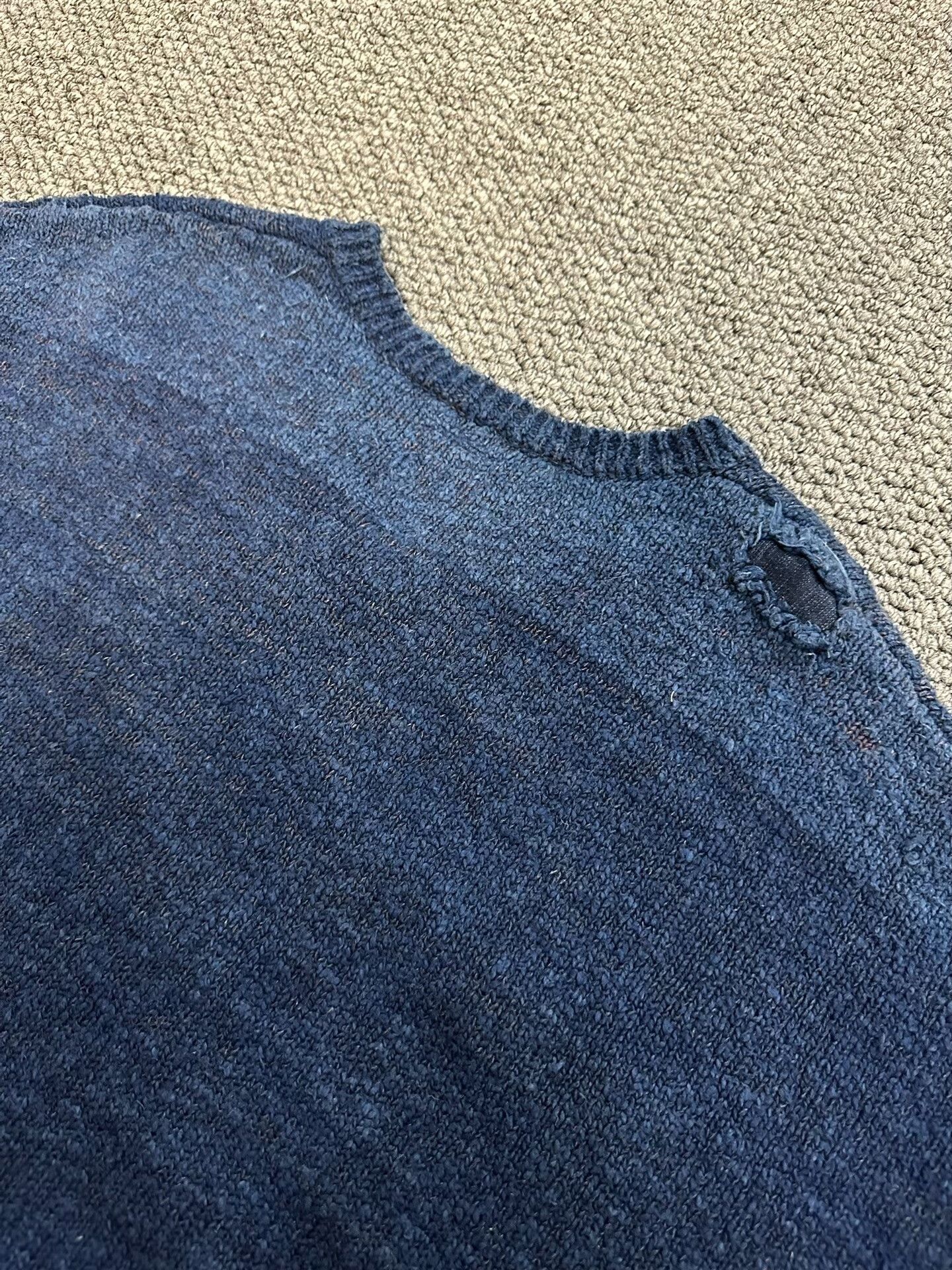 Visvim visvim Indigo Dyed Sweater Size US XL / EU 56 / 4 - 7 Thumbnail