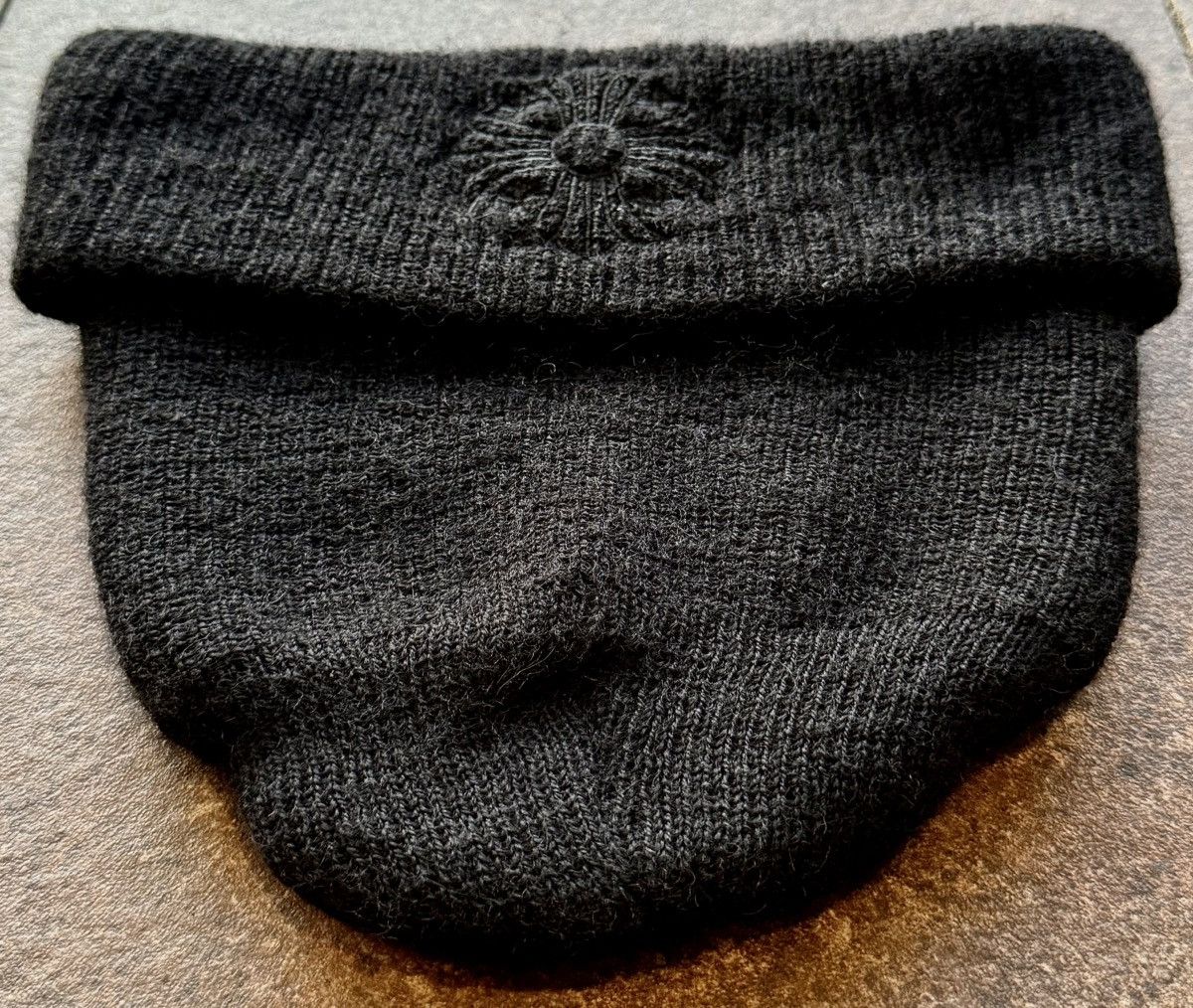 Chrome Hearts Chrome Hearts - + CROSS - Black Wool - Beanie Size ONE SIZE - 4 Thumbnail