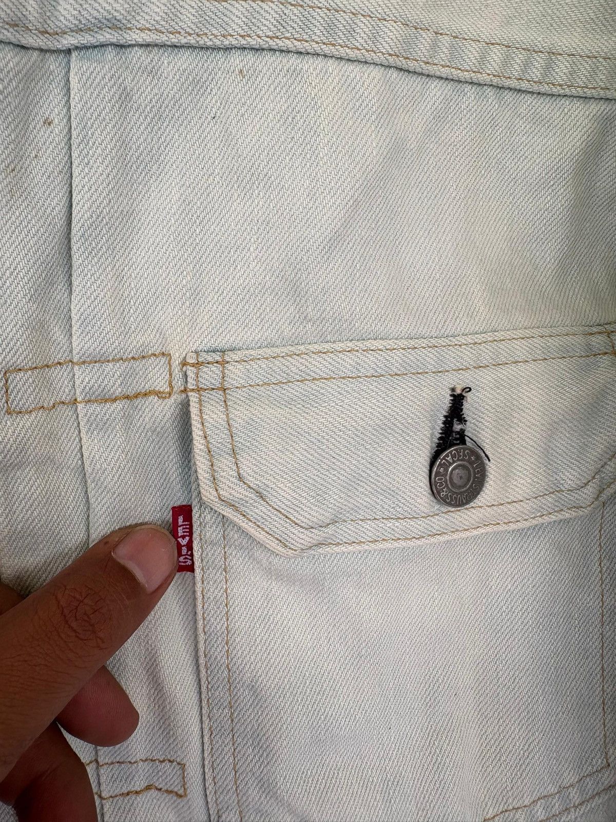 Levi's Vintage Clothing Vintage Levi’s Tracker Denim Jacket Big E Stonewash Design Size US M / EU 48-50 / 2 - 12 Thumbnail