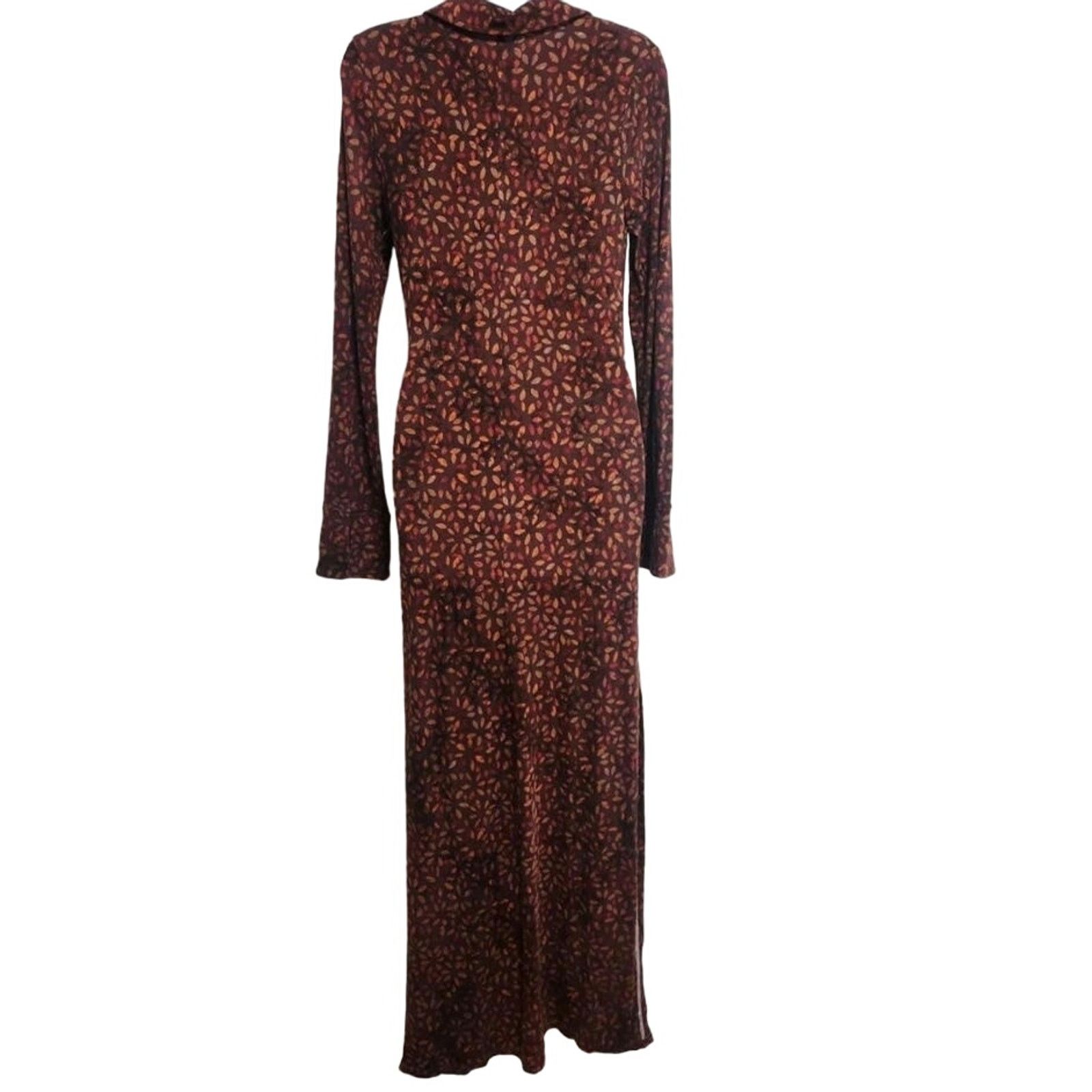 Free People New Free People Shayla Faux Wrap Midi Dress $128 SMALL Boho Size S / US 4 / IT 40 - 7 Thumbnail