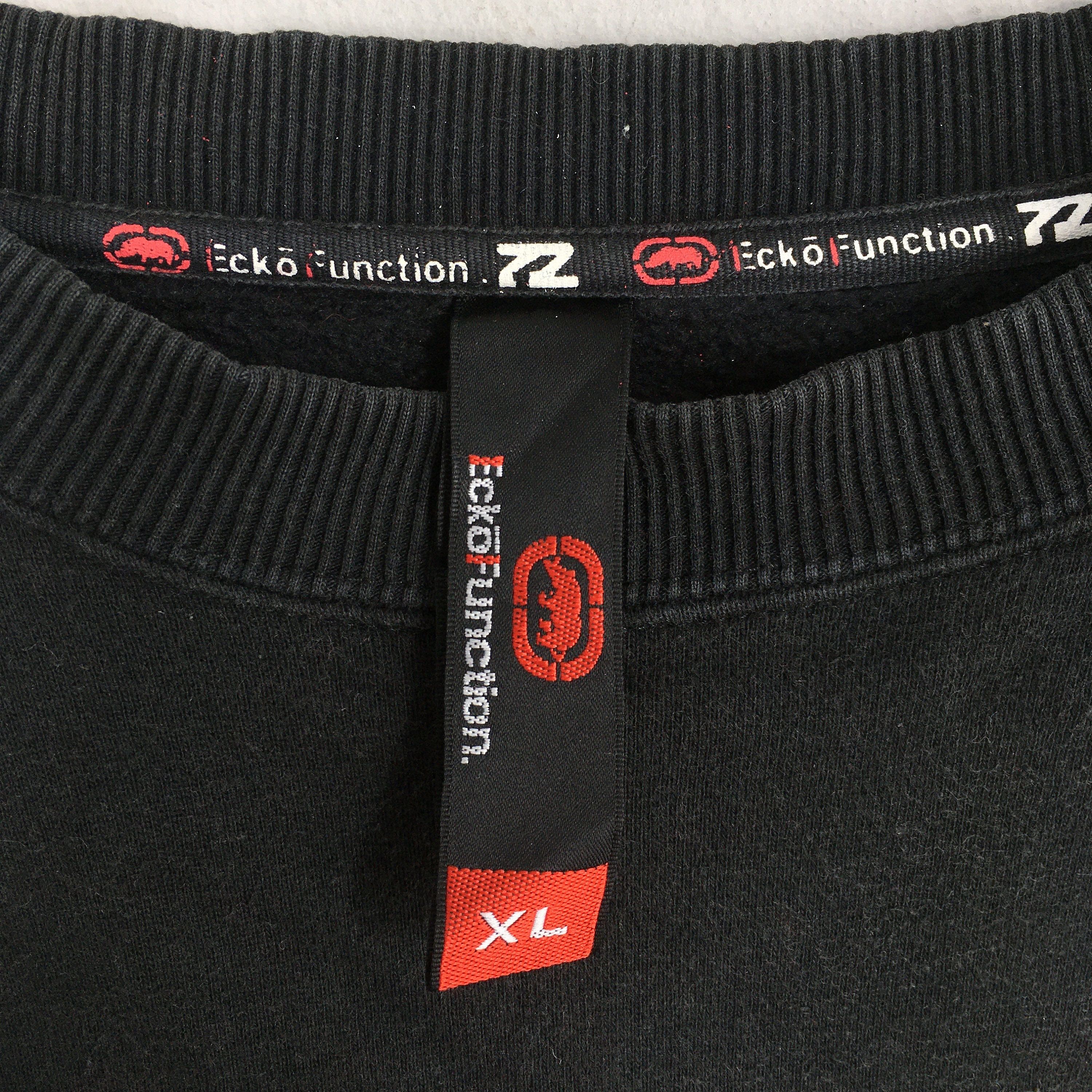 Ecko Unltd. Vintage Ecko Function Black Sweatshirt XLarge Size US XL / EU 56 / 4 - 6 Thumbnail