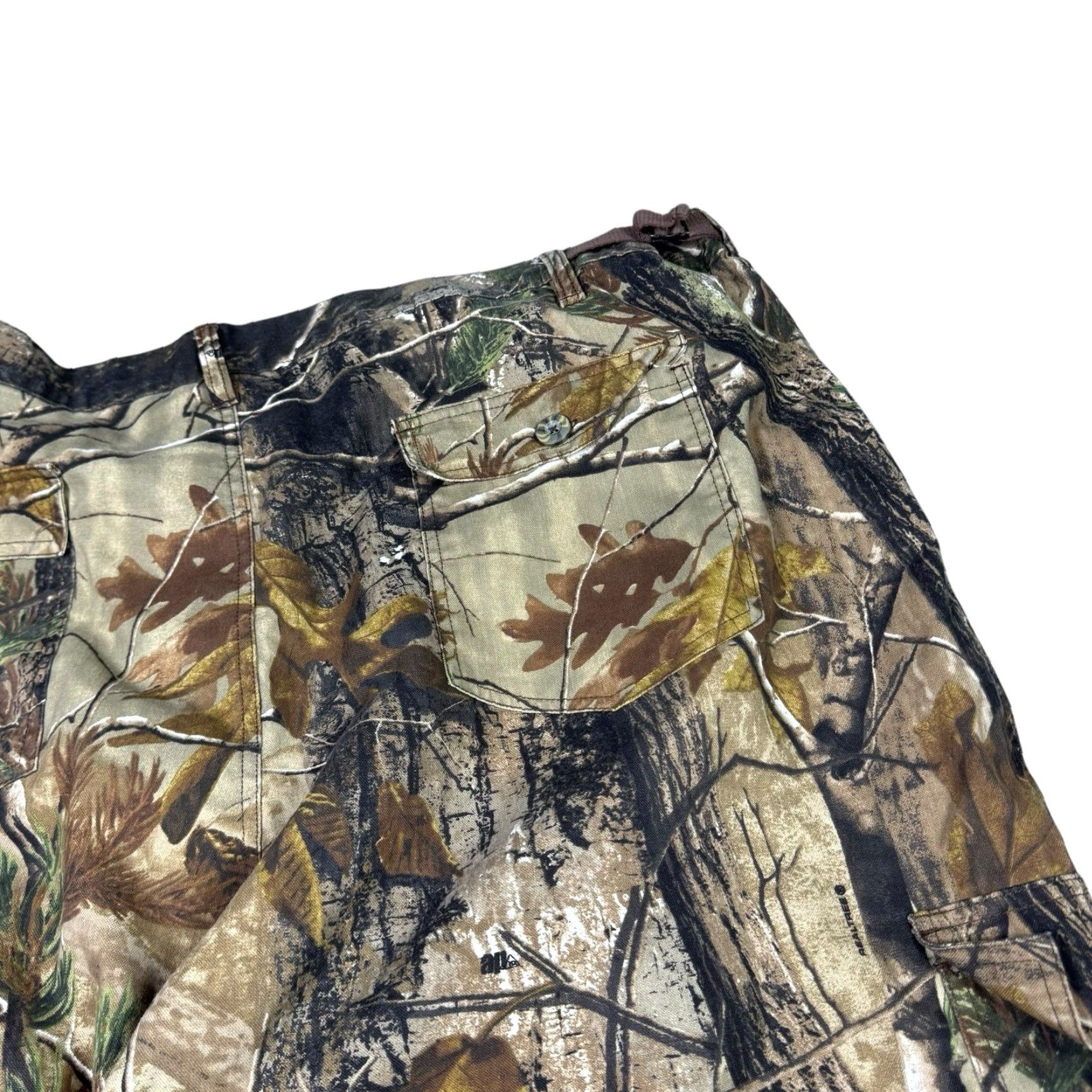 Realtree VINTAGE Russell Outdoors Pants Mens 3XL RealTree Camo Cargo Lightweight Adjustable Waist Cargo 90s Mens Pants Size US 39 - 6 Thumbnail
