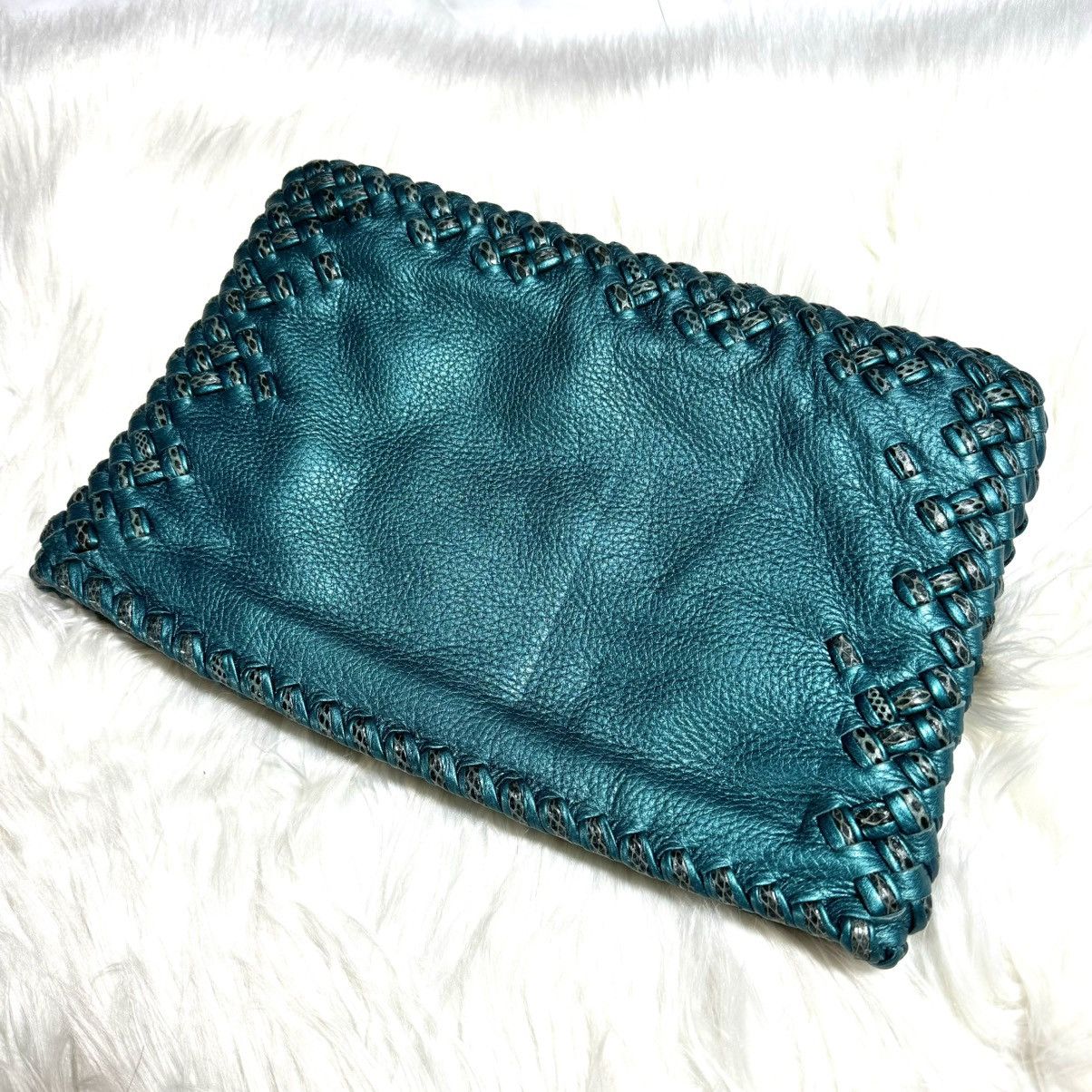 Bottega Veneta top-grade line runway Bottega Veneta leather clutch bag Size ONE SIZE - 9 Thumbnail