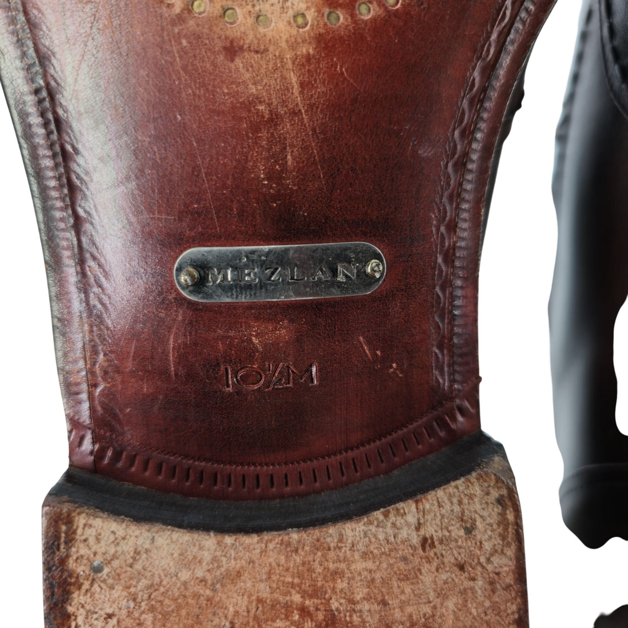 Mezlan Mezlan Burnished Brown Leather Dress Shoes Men 10.5 Oxfords Size US 10.5 / EU 43-44 - 13 Thumbnail