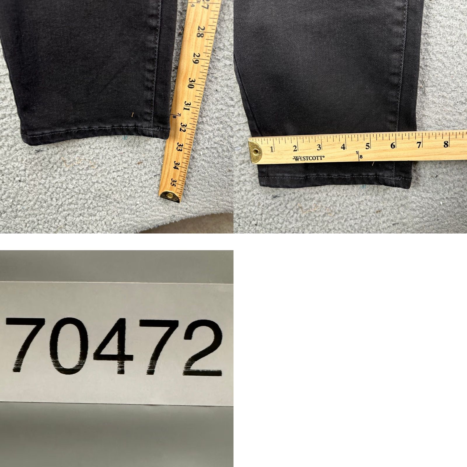 Lucky Brand Lucky Brand 412 Men Slim Jeans 32X32 Black Distressed 2 Way Stretch Athletic NEW Jeans Slim Men Black 32 32 Inseam 32 Mens Size US 32 / EU 48 - 9 Thumbnail