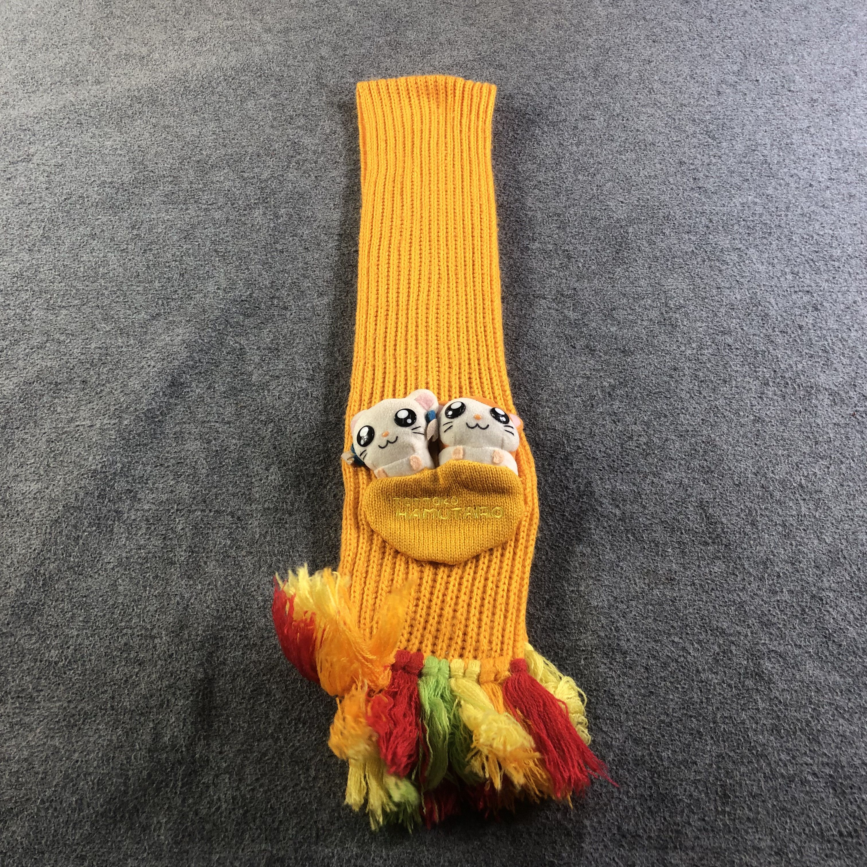 Anime Hamutaro Characters Knit Scarf Muffler V1945 Size ONE SIZE - 2 Thumbnail
