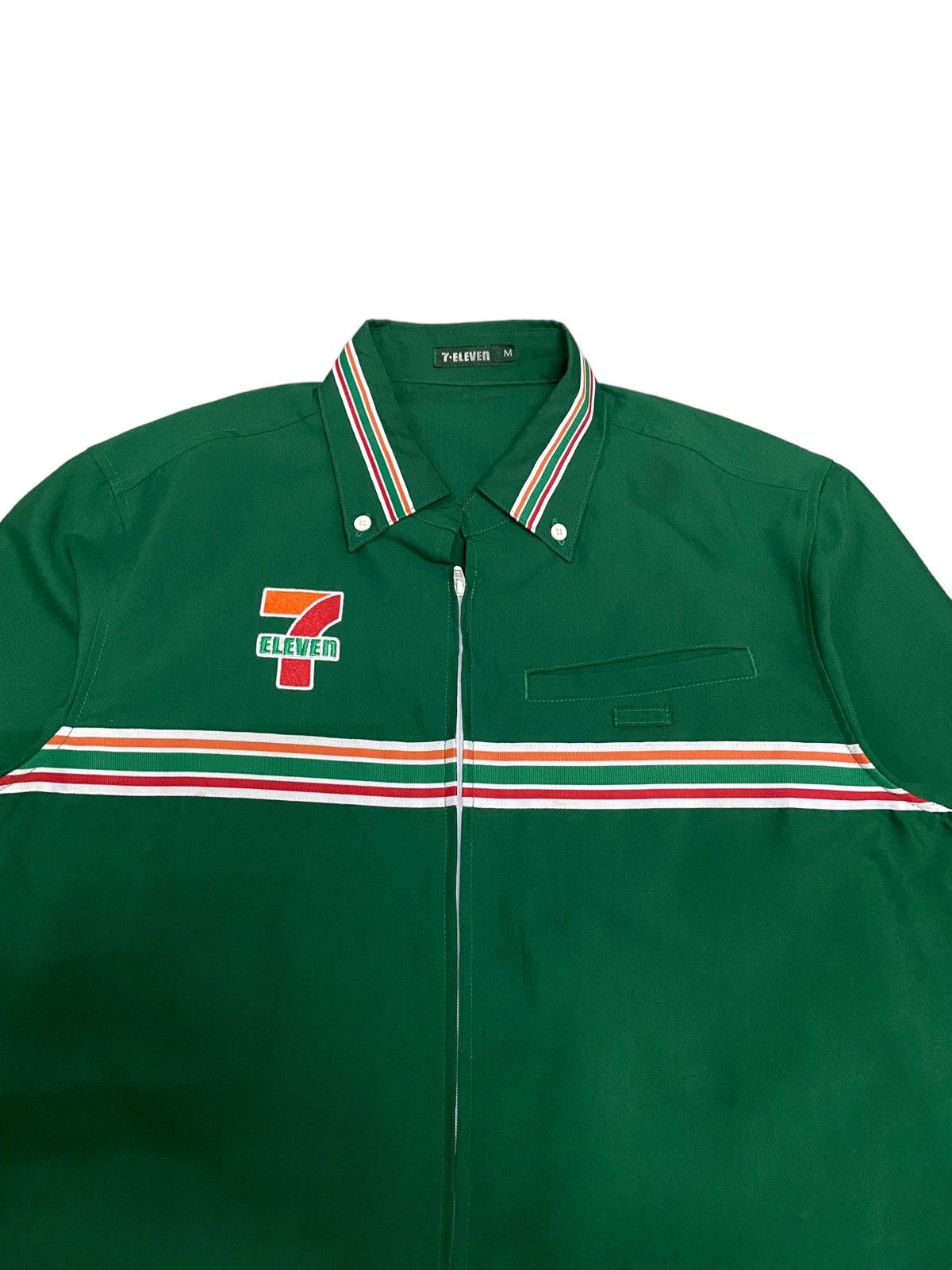 Japanese Brand × Vintage Vintage 7-eleven Uniform BigLogo Longsleeve Shirt Size US M / EU 48-50 / 2 - 3 Thumbnail