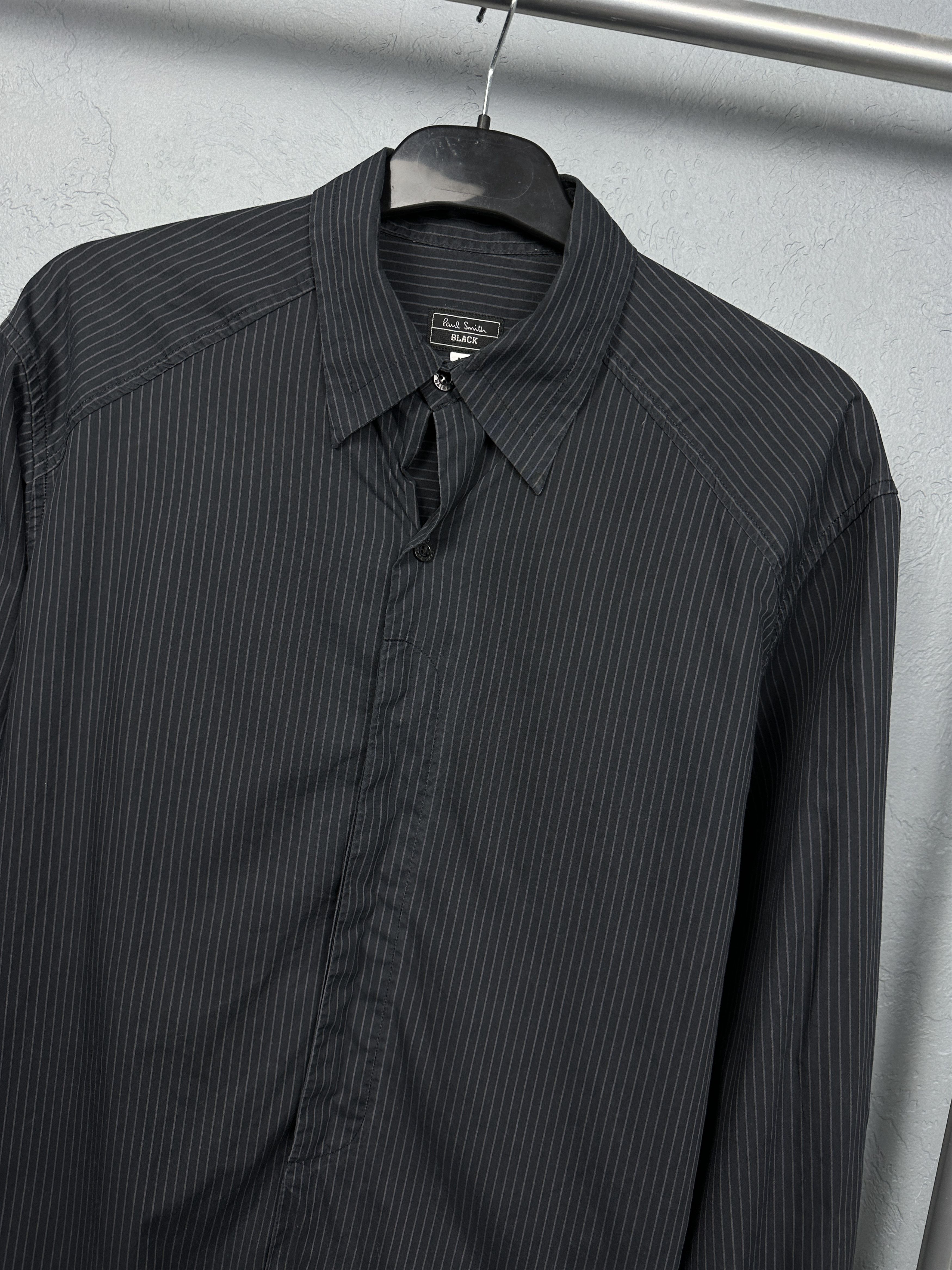 Paul Smith Paul Smith Black Mens Long Sleeve Shirt Size US M / EU 48-50 / 2 - 2 Thumbnail