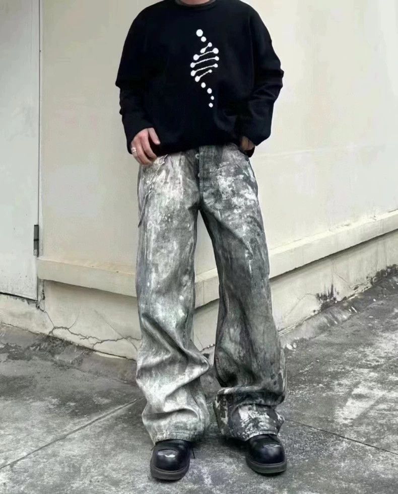 Acne Studios acne studios Spilled ink dirty pants 2504-Nextarrow Size US 34 / EU 50 - 9 Thumbnail