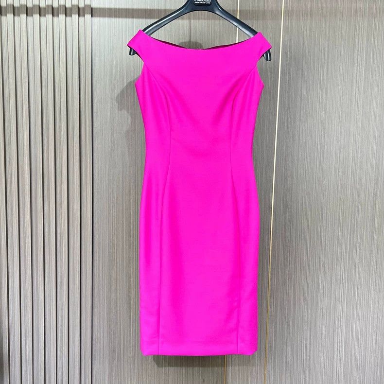 Dior Dior Rose pink sleeveless wool dress 2504-Nextarrow Size XS / US 0-2 / IT 36-38 - 1 Thumbnail