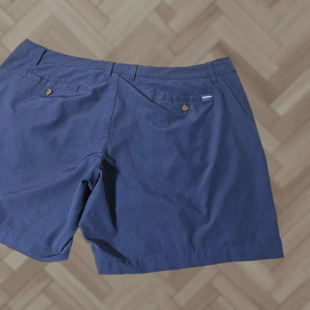Chubbies Chubbies Shorts Men's 40 Regular Flat Front Blue Chino 7" Inseam Drawstring Regular Mens Size US 40 / EU 56 - 1 Thumbnail