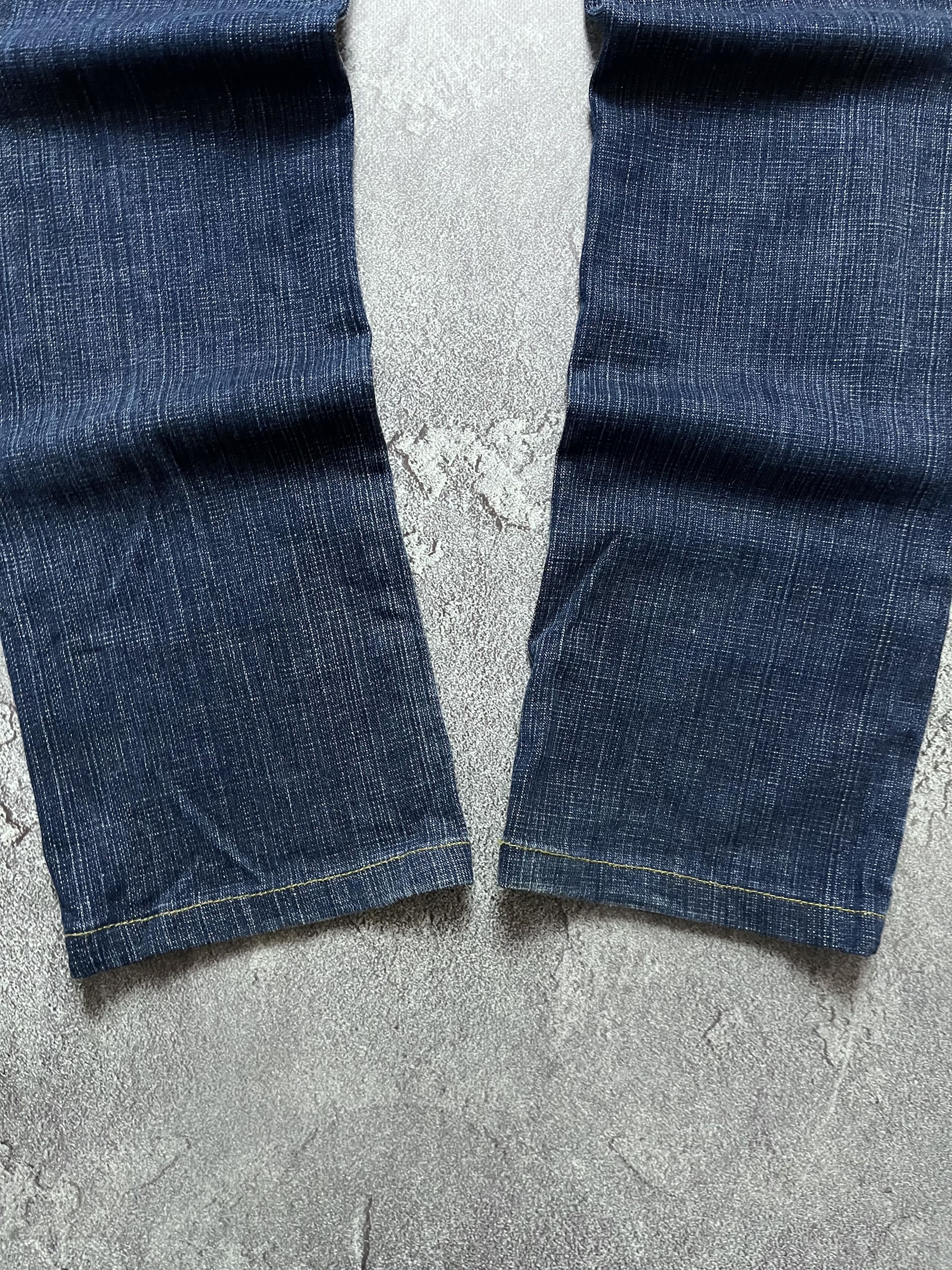 Vintage 90x Vintage Bootcut Flared Jeans Big Logo Y2K Womens 30/33 Size 30" / US 8 / IT 44 - 3 Thumbnail