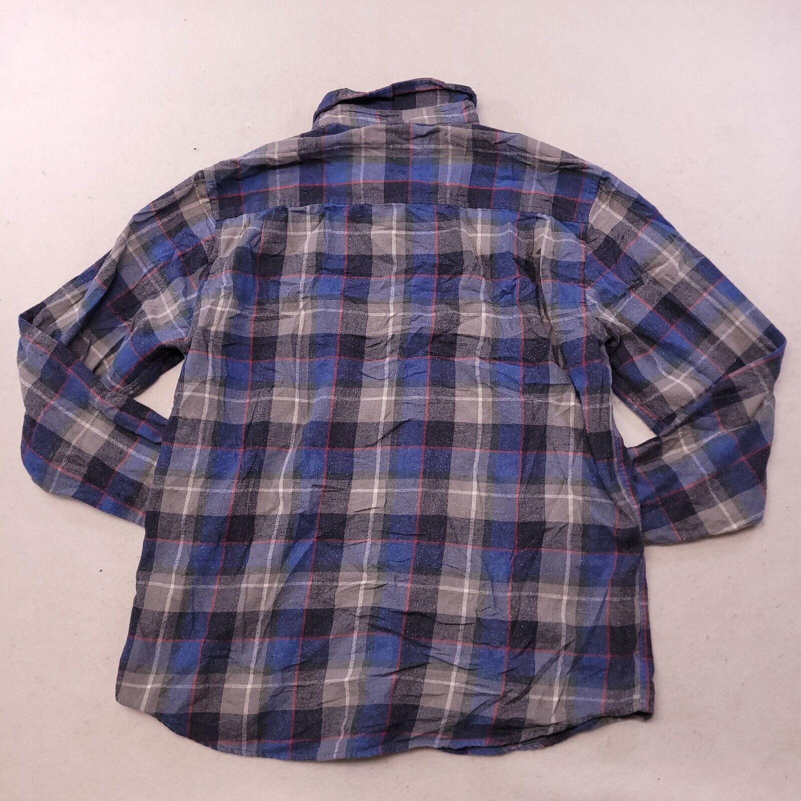 Weatherproof Weatherproof Madras Flannel Button Up Shirt Mens Size L Blue Size US L / EU 52-54 / 3 - 12 Thumbnail