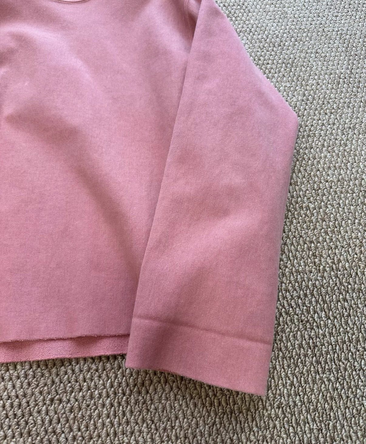 Auralee AURALEE Dusty Pink Crew Neck Sweatshirt K23 Size US S / EU 44-46 / 1 - 3 Thumbnail