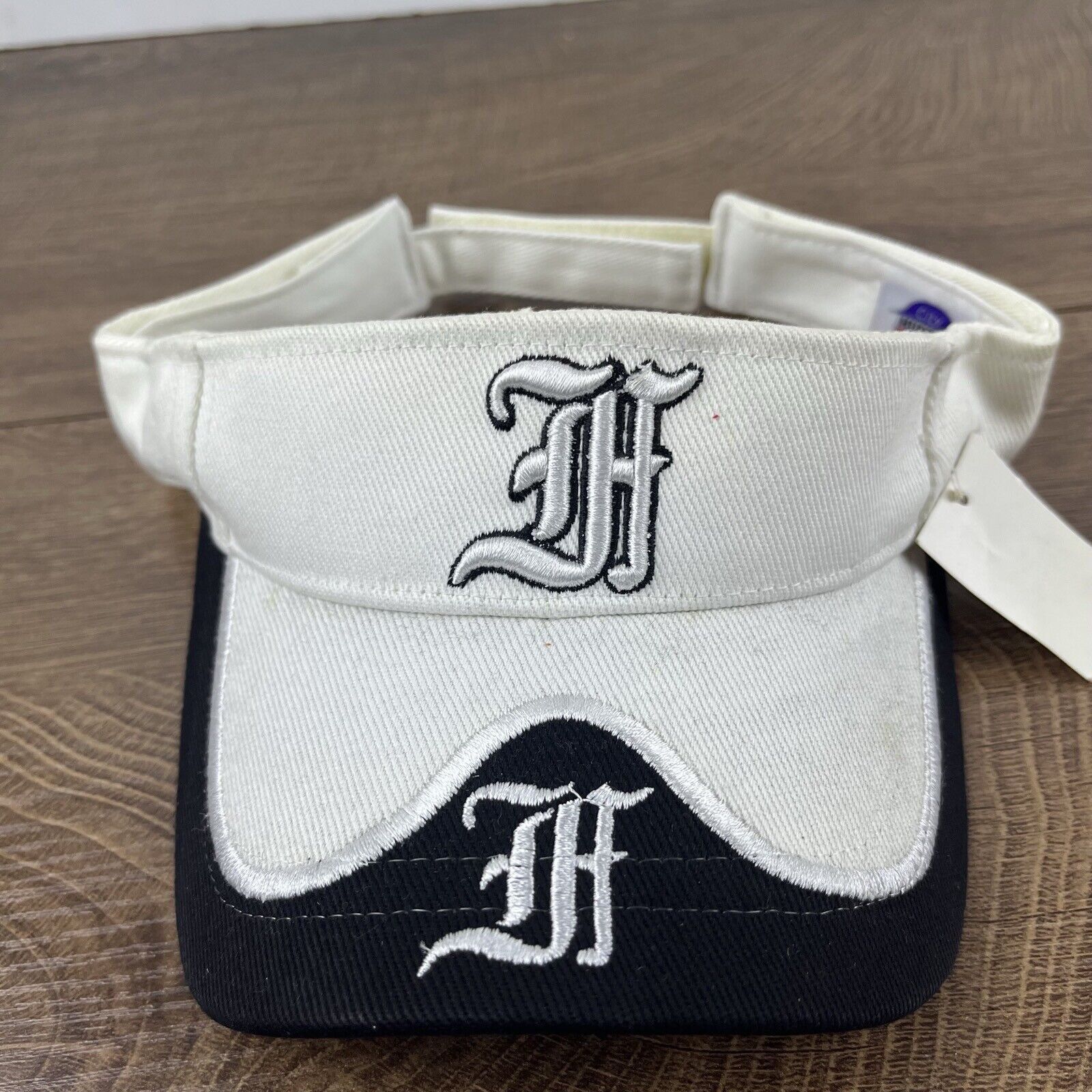 Other Houston Visor Hat White Cap Hat Adjustable Hat White Adult H Size ONE SIZE - 5 Thumbnail