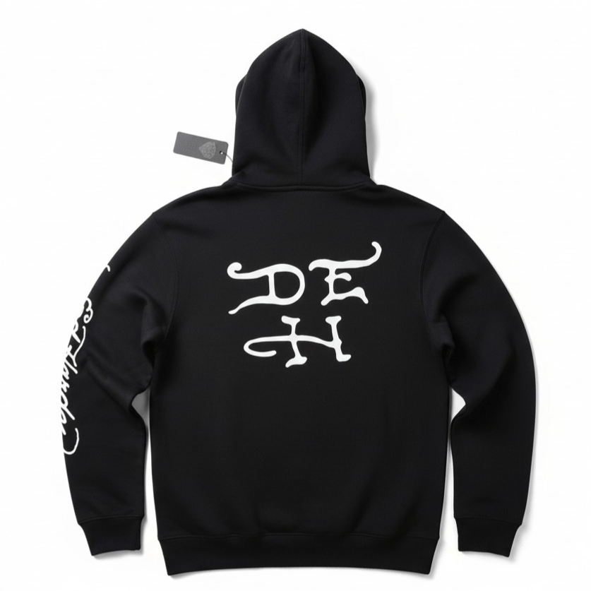 Ed Hardy NWT Ed Hardy Skull Script Eagle Pullover Hoodie Black Y2K MD Size US M / EU 48-50 / 2 - 2 Thumbnail