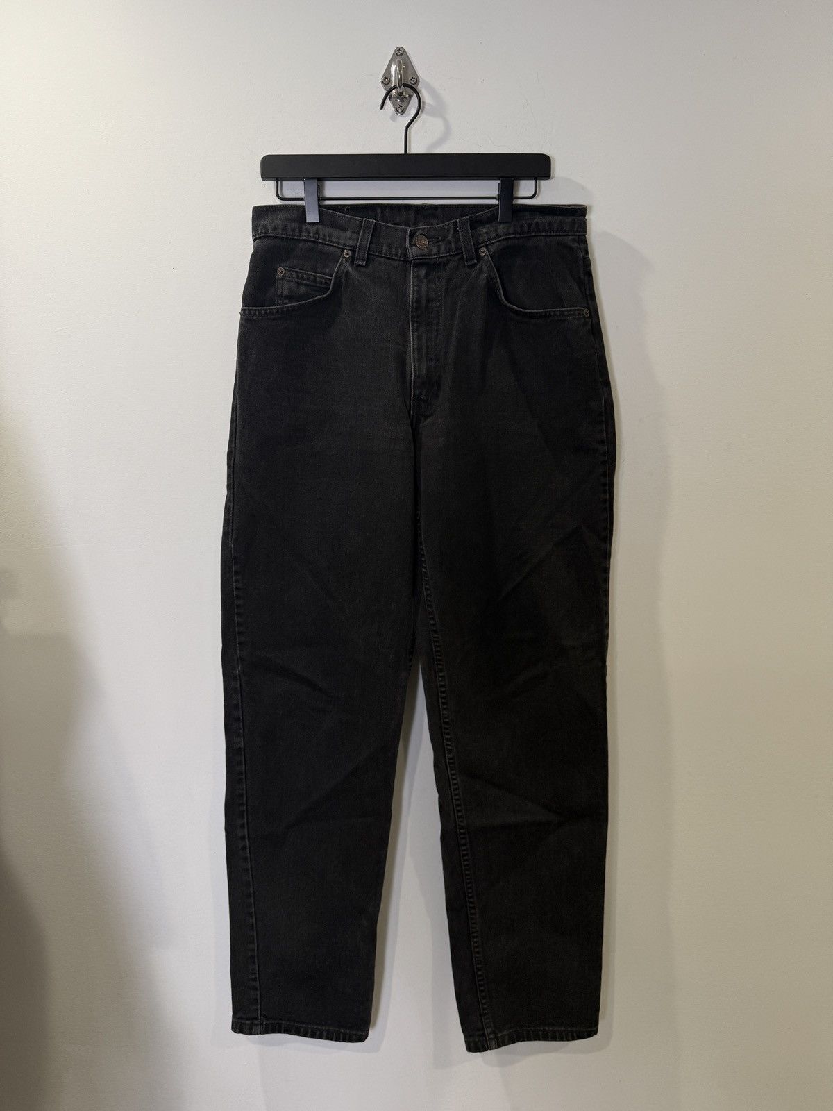 Levi's Vintage Levi’s Orange Tab Black Denim Jeans Size US 33 - 2 Thumbnail