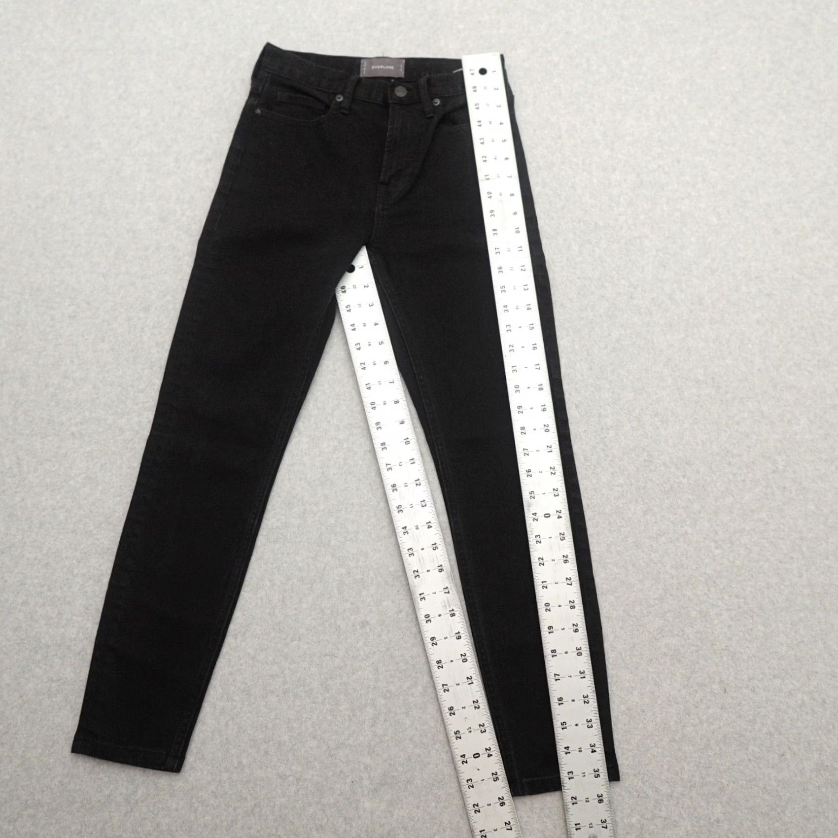 Everlane Everlane Jeans Womens 25 (25X26) High Rise in Black Size 42" / US 20 - 3 Thumbnail