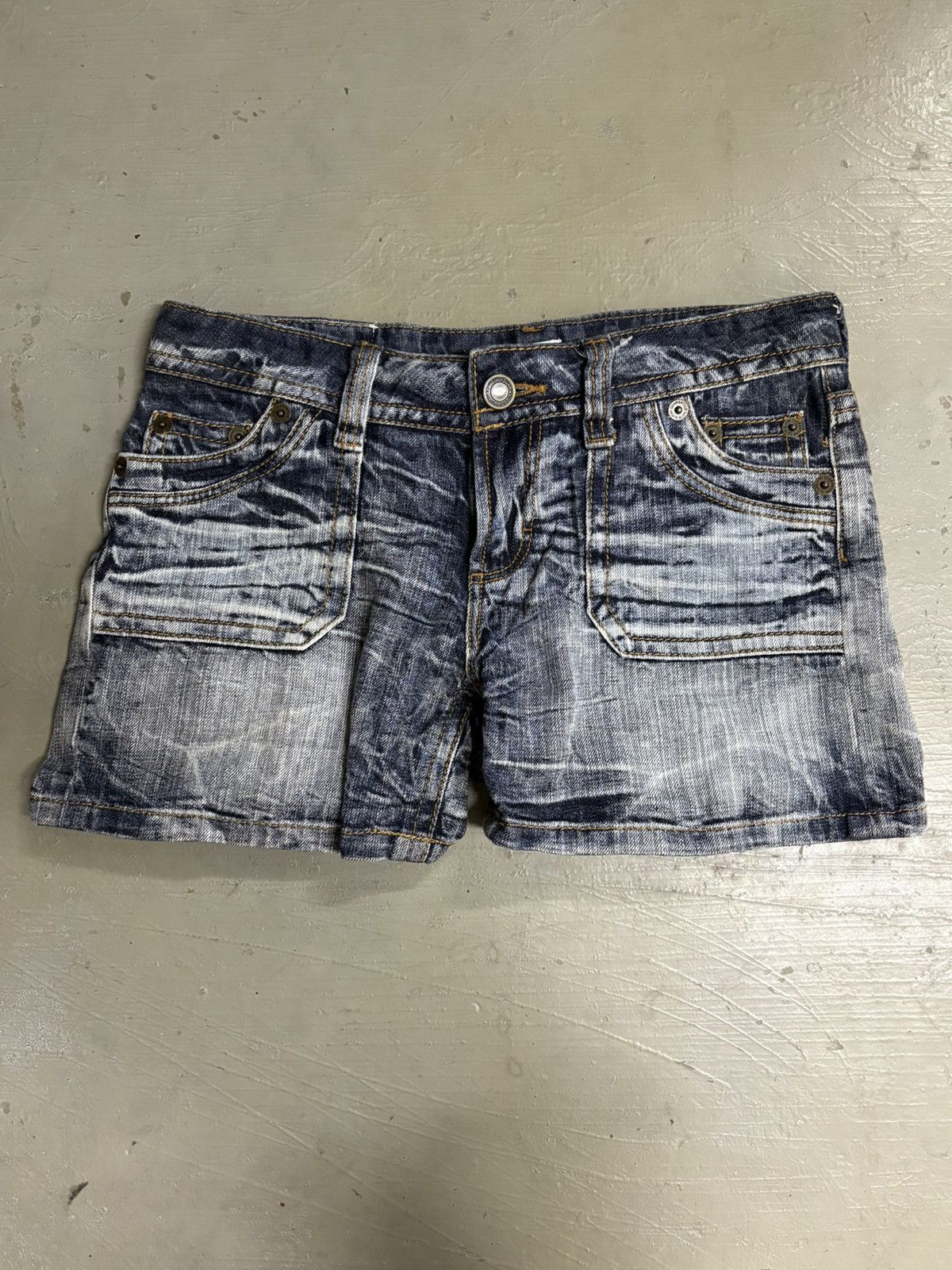 If Six Was Nine RNA H Naoto Acid Wash Japanese brand Denim shorts Size 30" / US 8 / IT 44 - 1 Thumbnail
