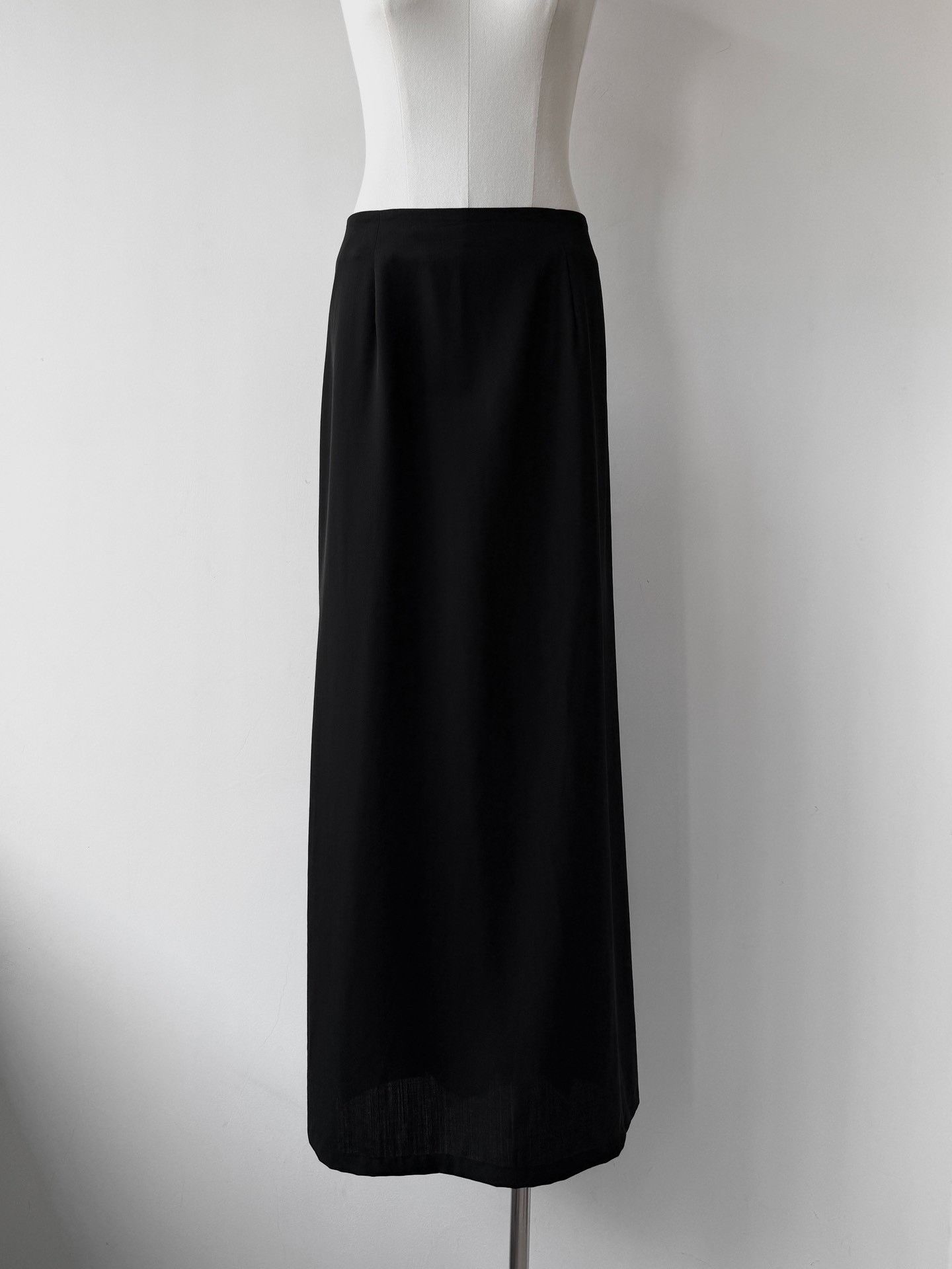 Yohji Yamamoto Y's 1999aw Wool Tulle Skirt in Black, Women's (Size 32)