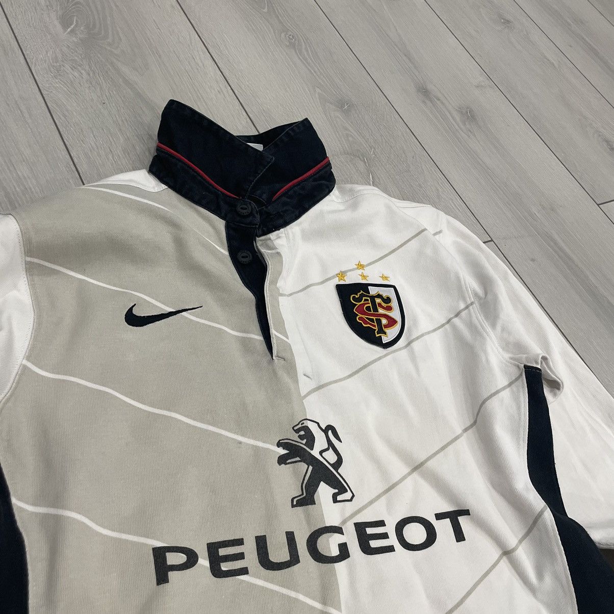 Vintage Nike PEUGEOT rugby Stade Toulousain shirt tee jersey Size US S / EU 44-46 / 1 - 3 Thumbnail