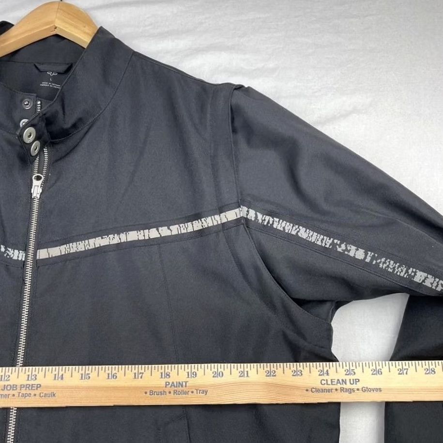 Fox Racing Fox Racing Jacket Mens Large Black Reflective Moto Riding Zip Convertible Vest Size US L / EU 52-54 / 3 - 7 Thumbnail